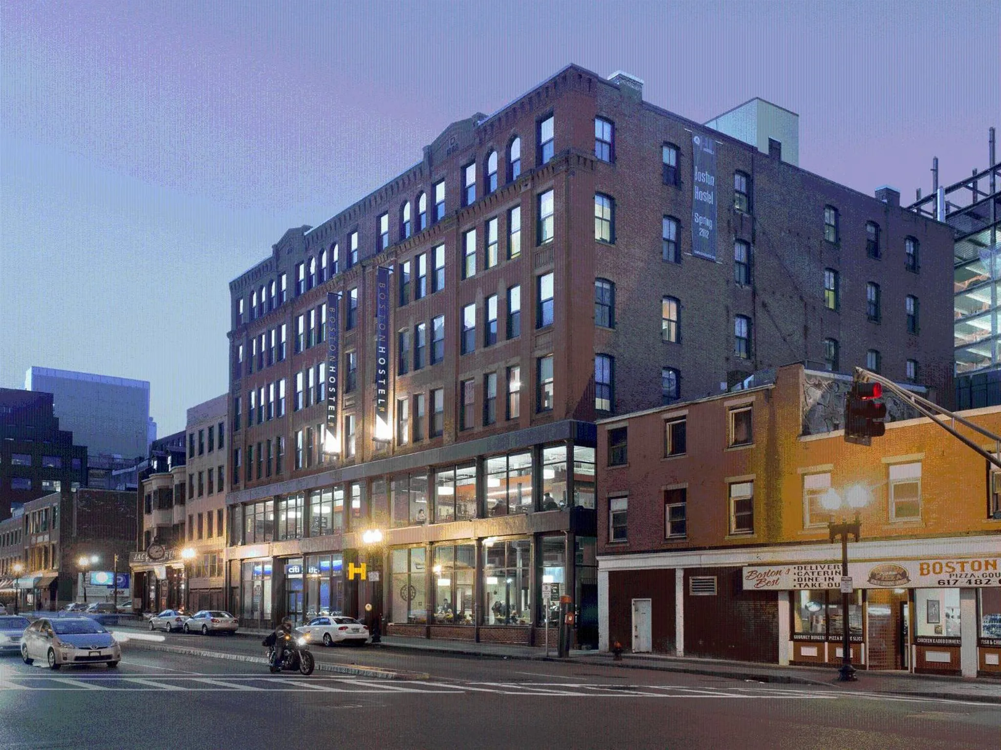 Facade/entrance in HI Boston Hostel