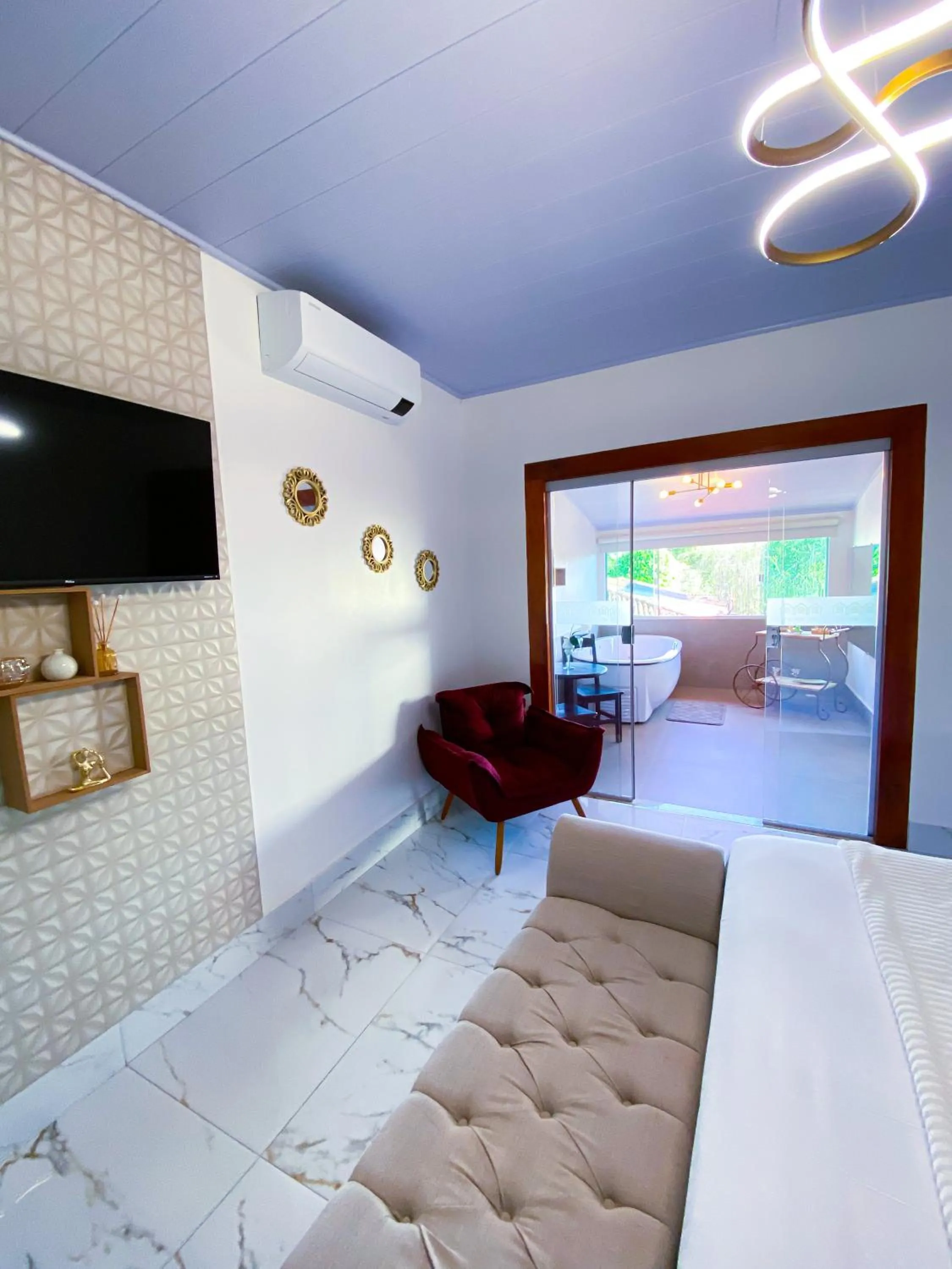 Bed in Pousada Vila Velha