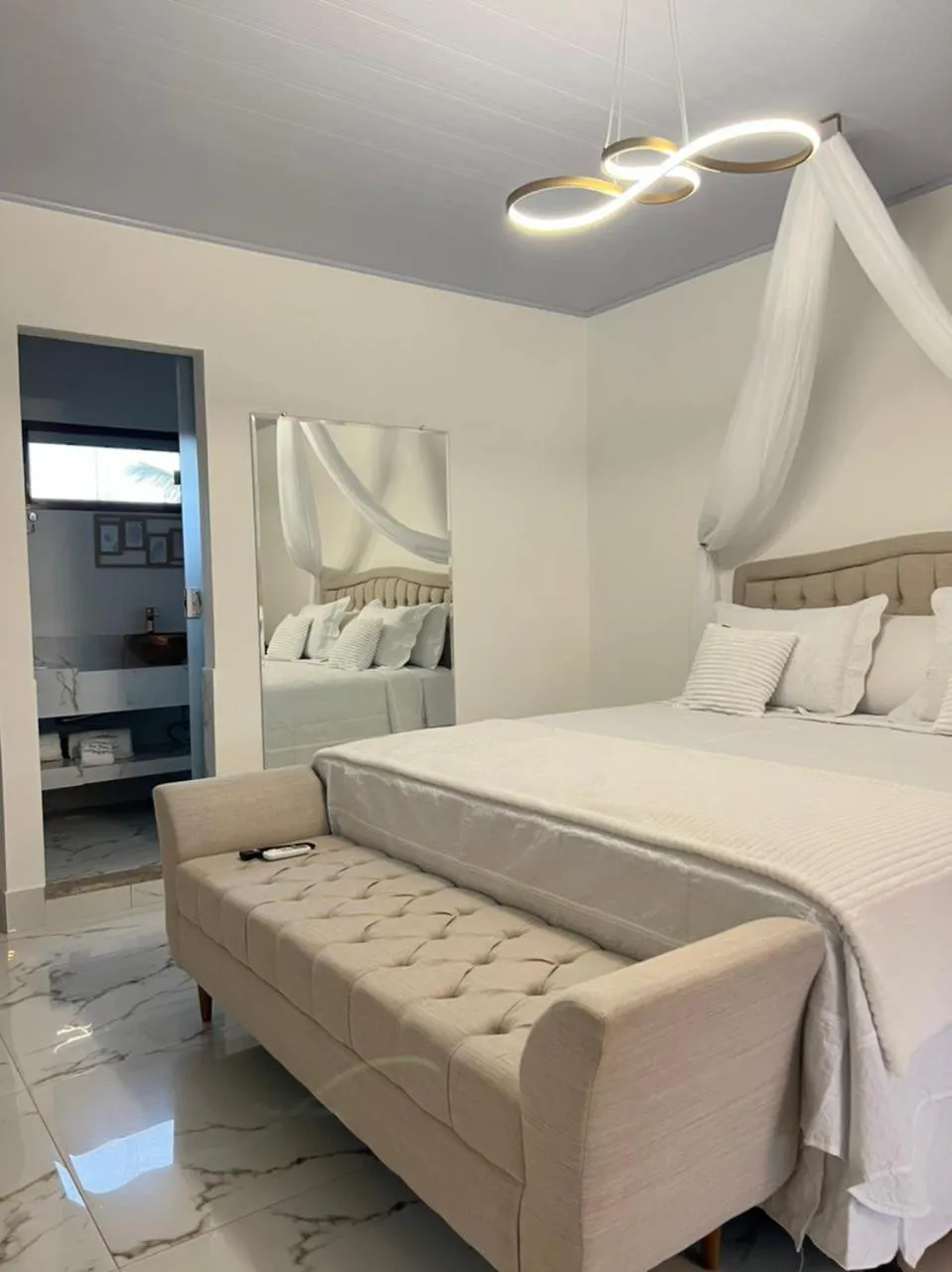 Bed in Pousada Vila Velha