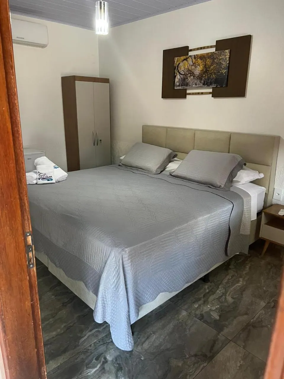 Bed in Pousada Vila Velha