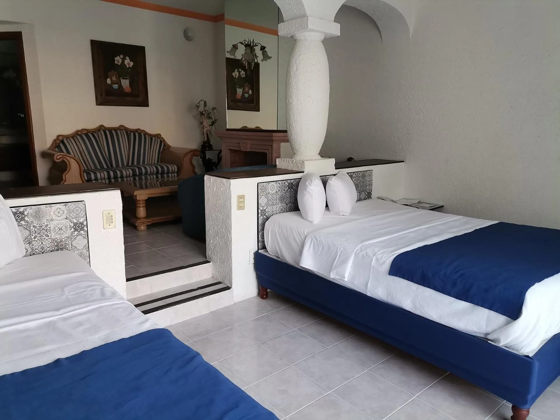 Bed in Gran Hotel Hacienda De La Noria