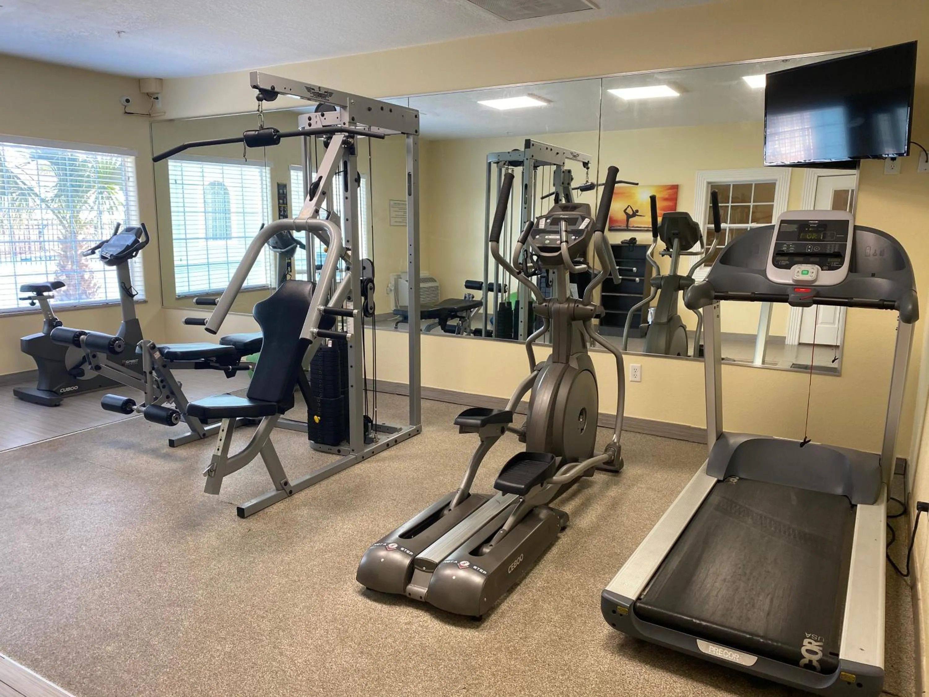 Fitness centre/facilities in Galveston Beach Hotel