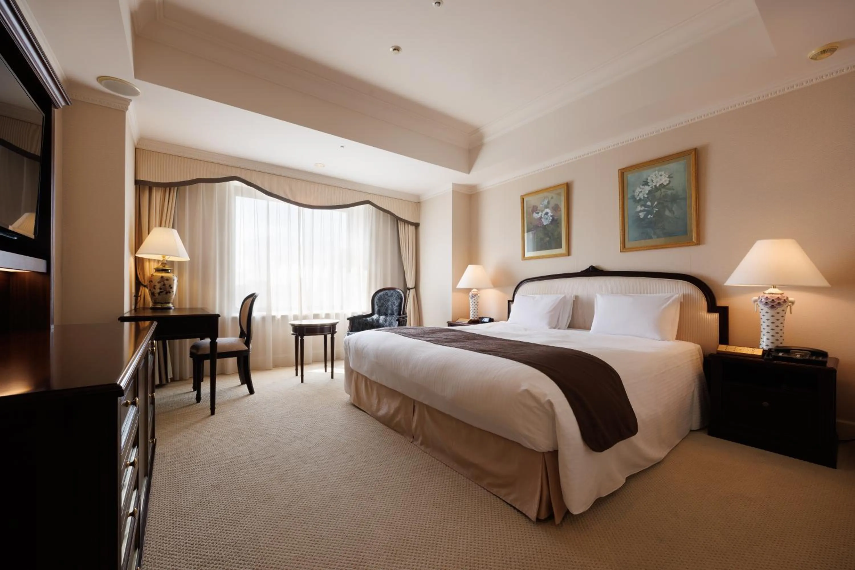 Bed in Dai-ichi Hotel Tokyo