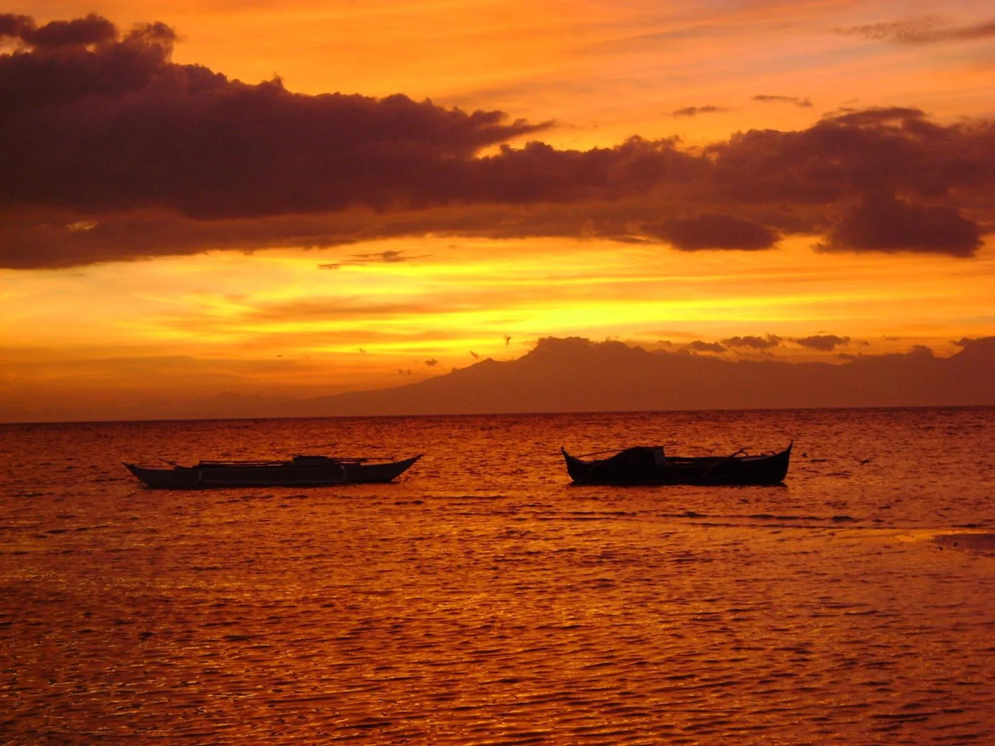 Sunset in Casa de la Playa Beach Resort