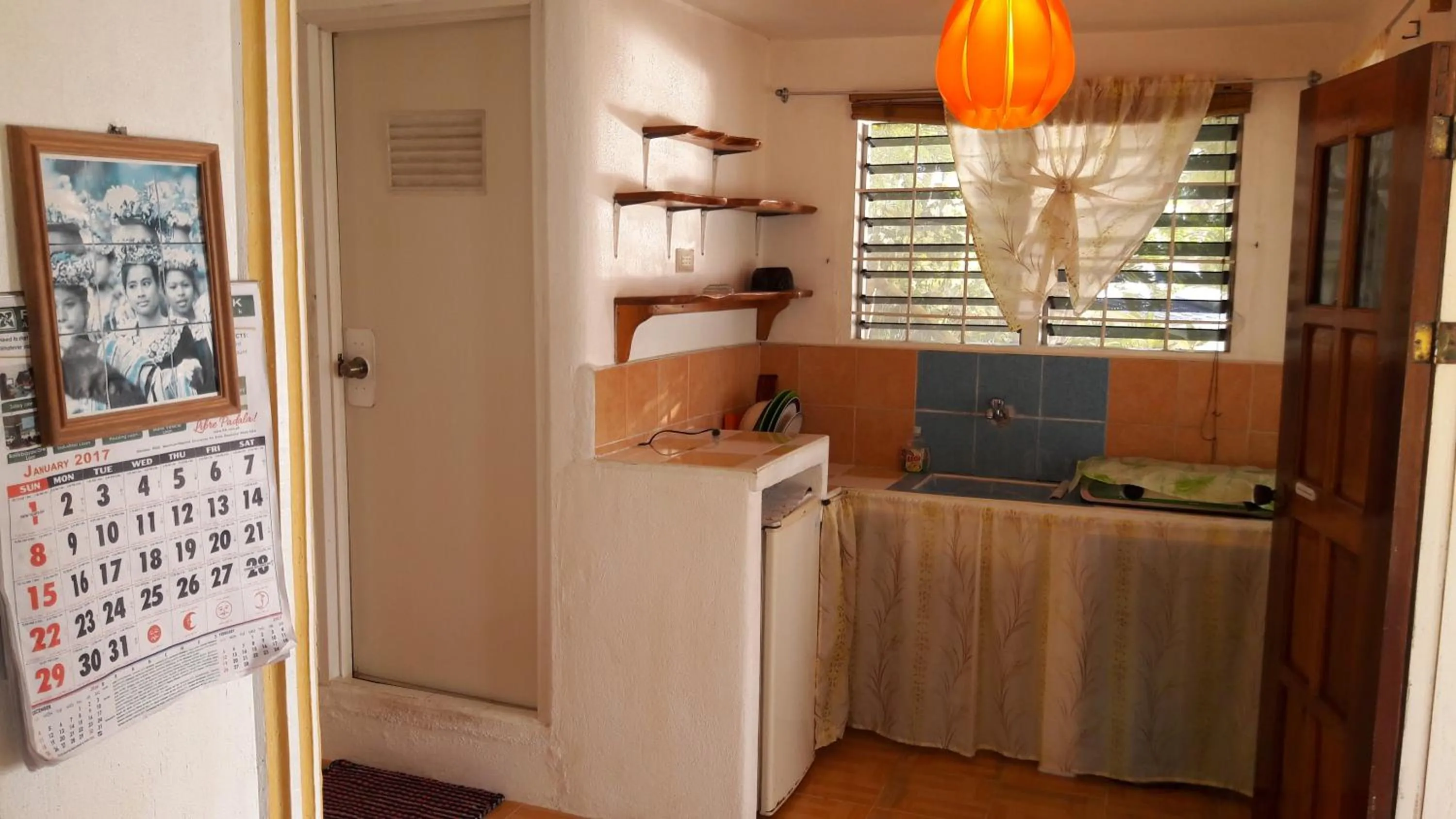Kitchen or kitchenette in Casa de la Playa Beach Resort