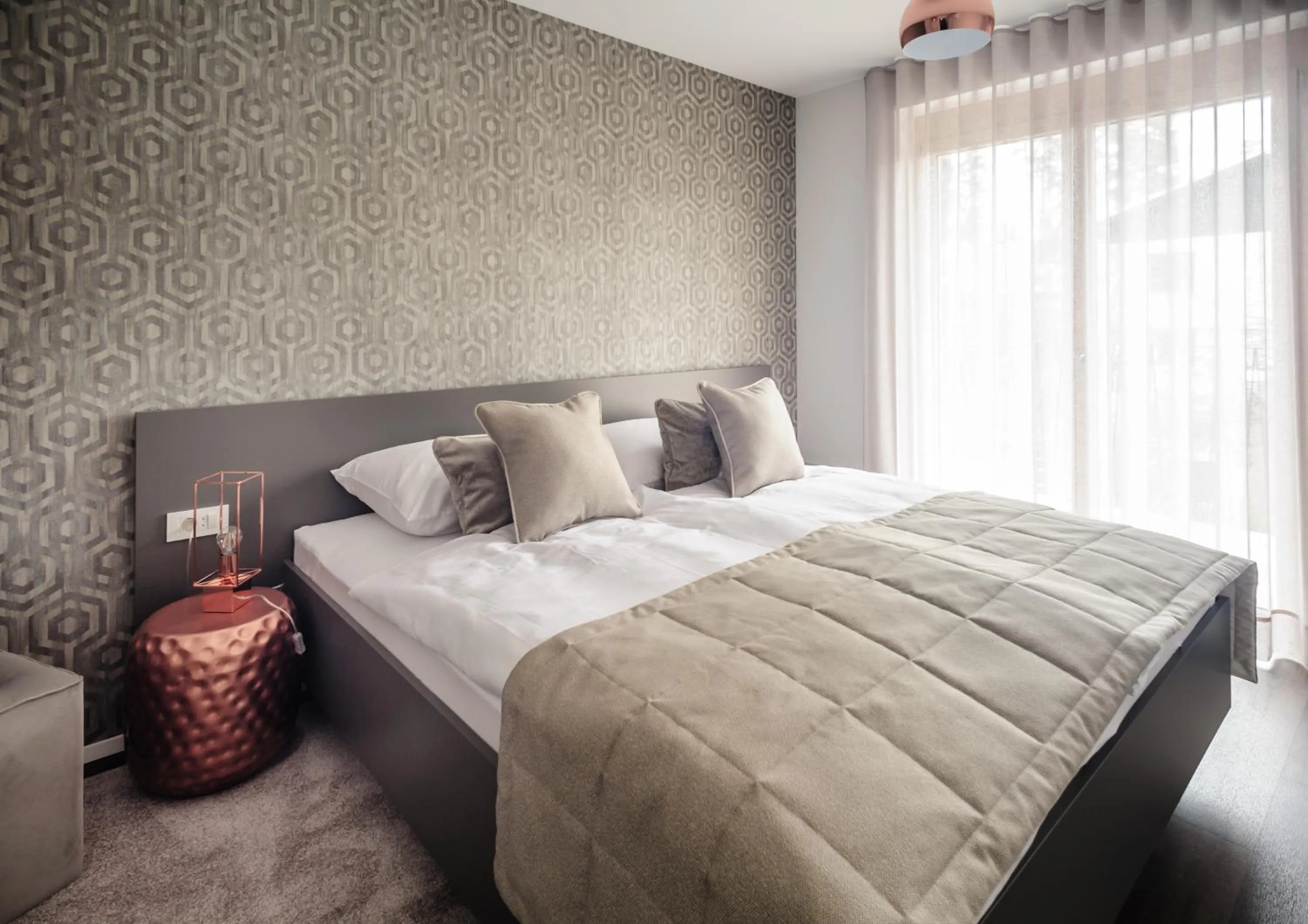 Bedroom, Bed in Apartments Villa Tatiana