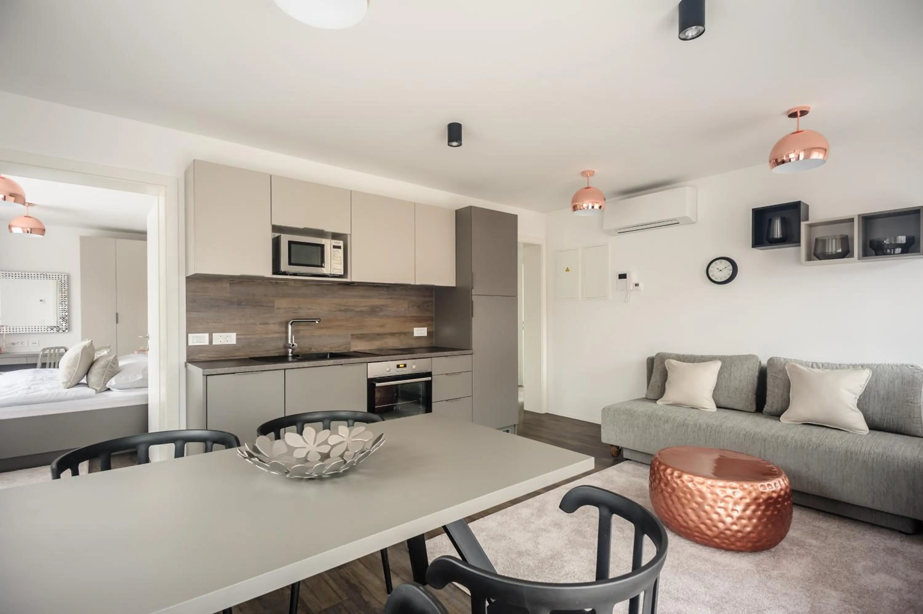 Kitchen or kitchenette in Apartments Villa Tatiana