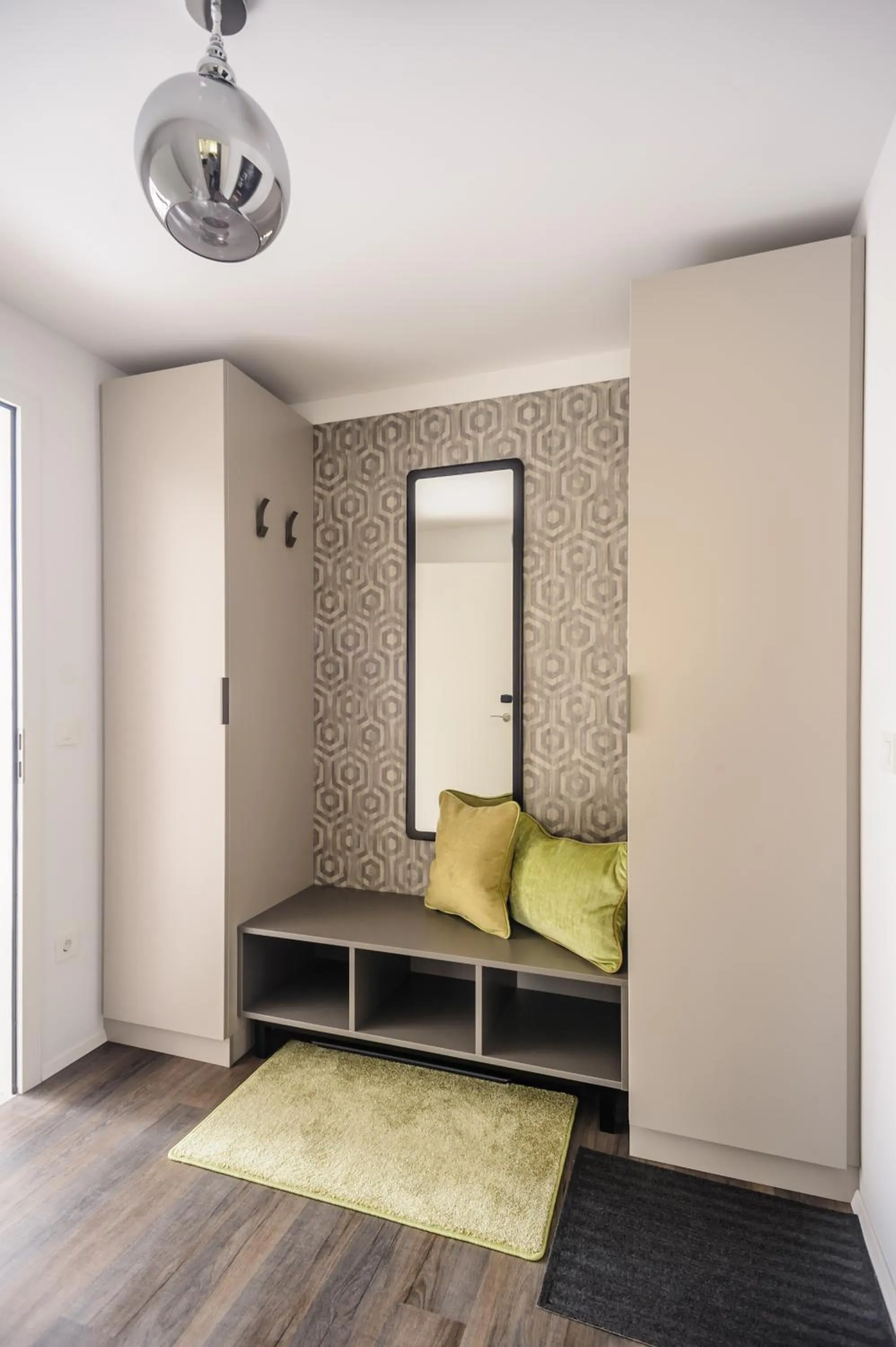 wardrobe, Bed in Apartments Villa Tatiana