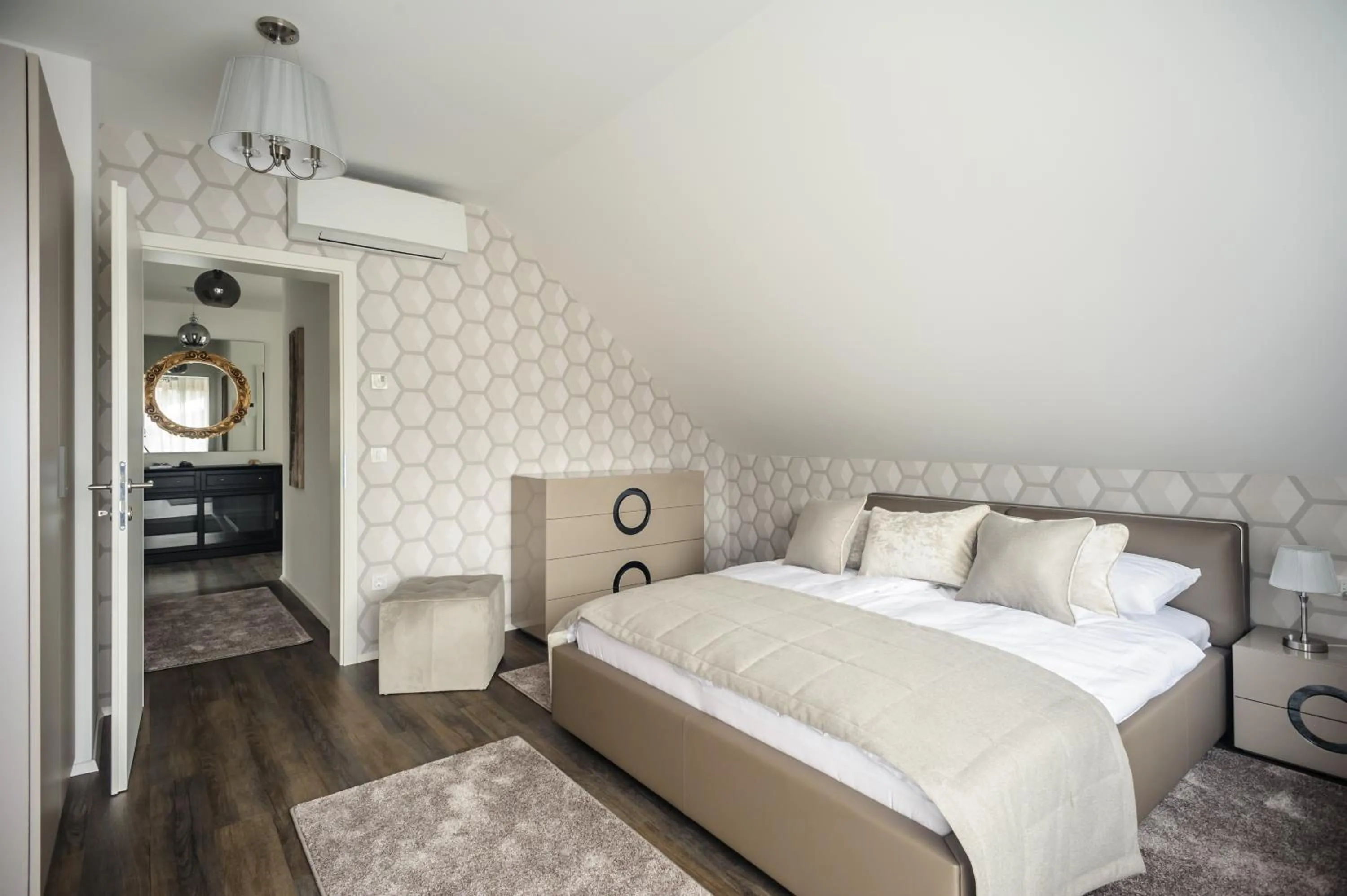 Bedroom, Bed in Apartments Villa Tatiana