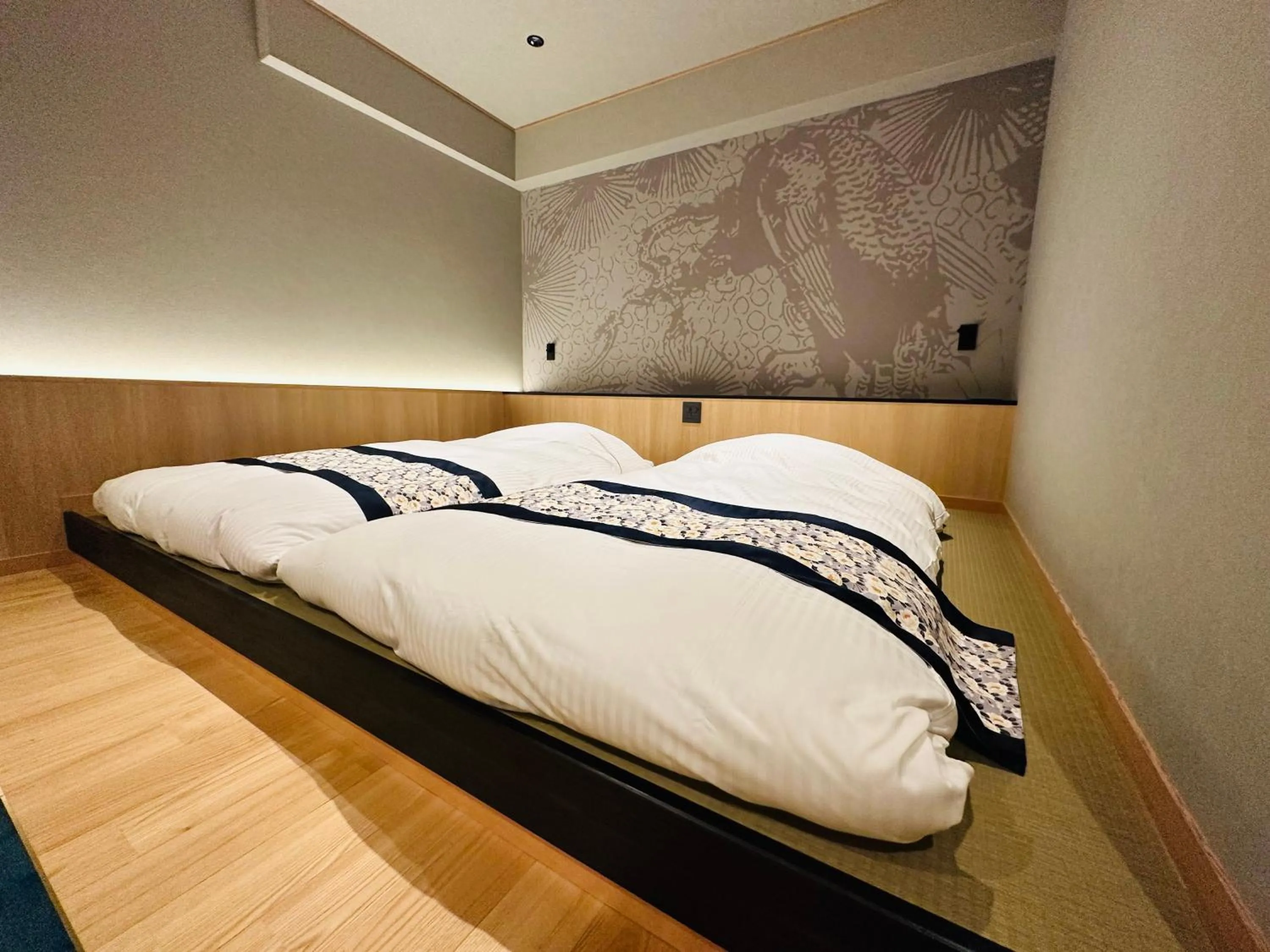 Photo of the whole room, Bed in Houshoutei