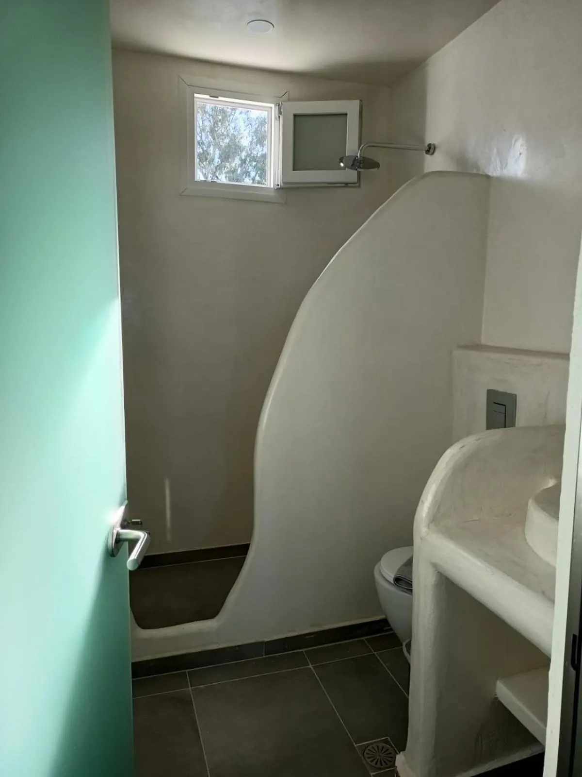 Bathroom in The Muses of Santorini Private Jacuzzi Suites