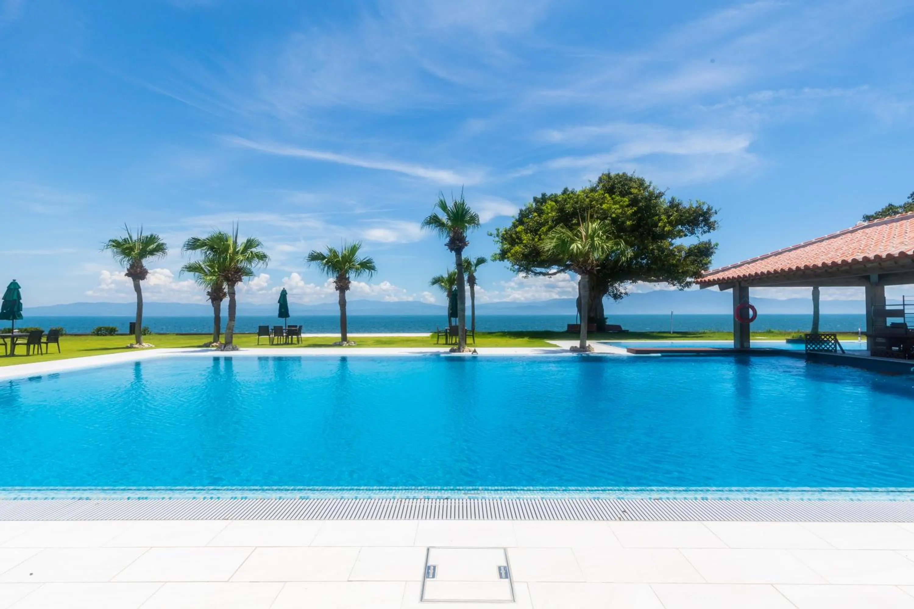 Swimming pool in Kagoshima Sunamushionsen Ibusuki Hakusuikan
