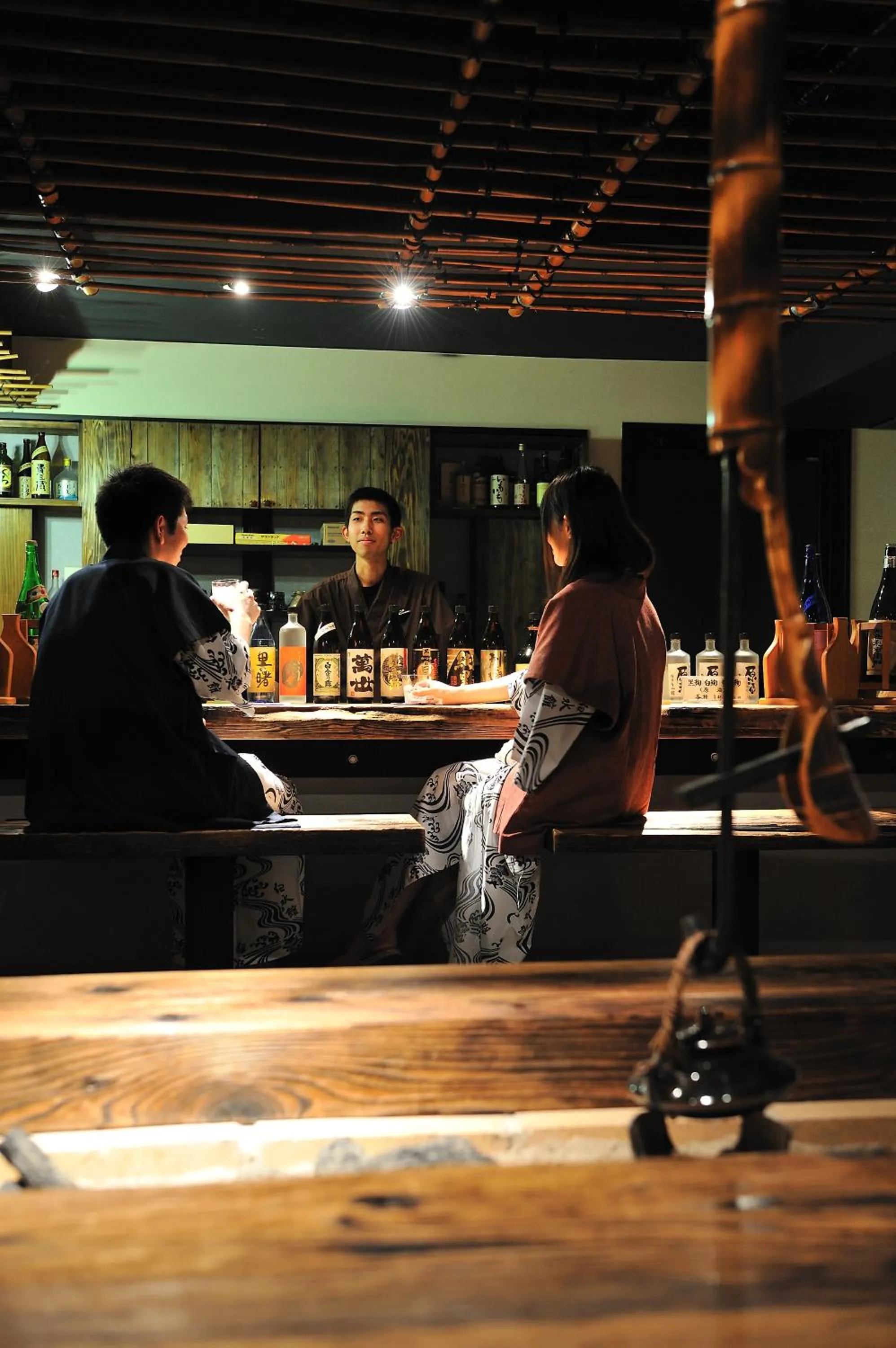 Lounge or bar in Kagoshima Sunamushionsen Ibusuki Hakusuikan