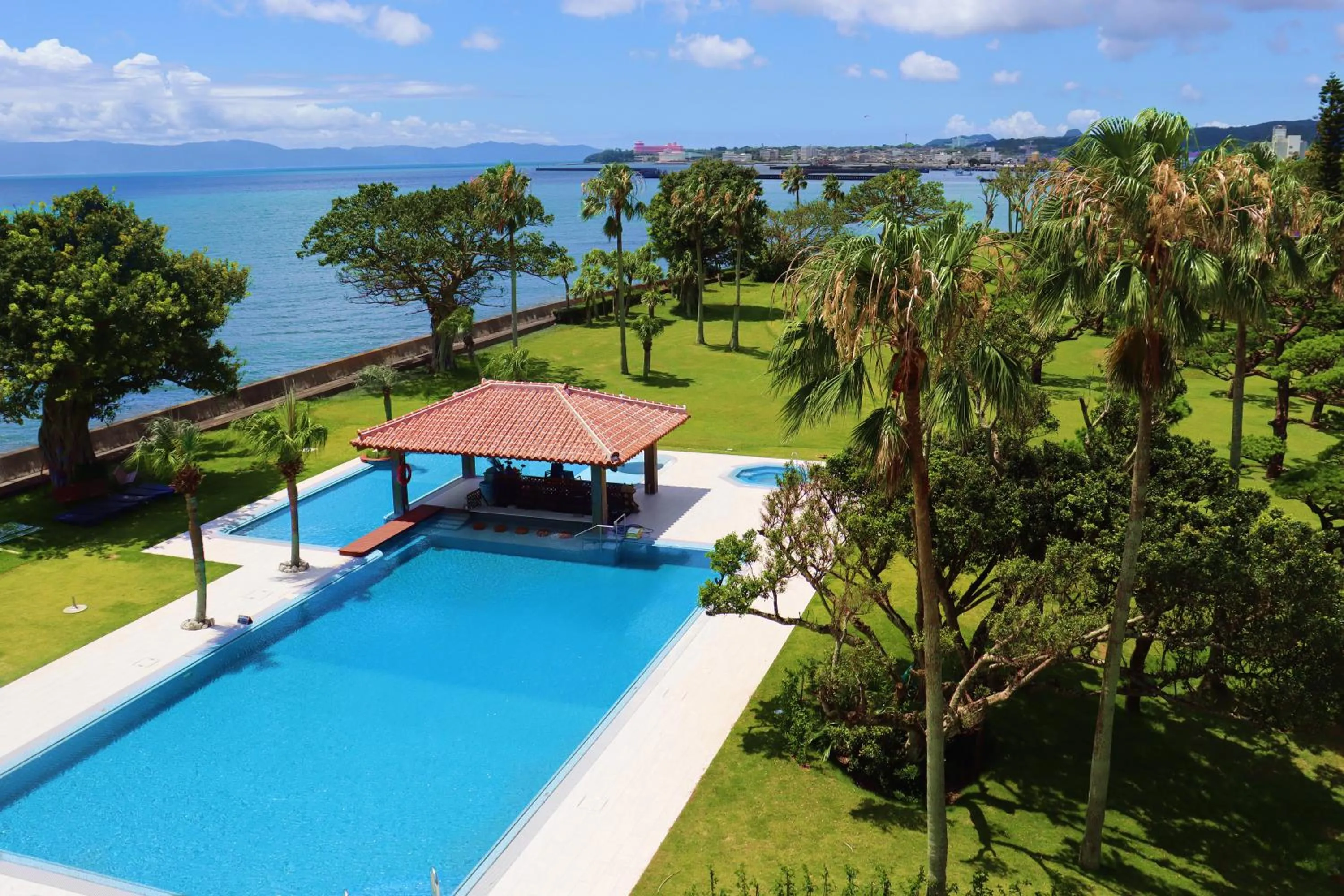 Swimming pool in Kagoshima Sunamushionsen Ibusuki Hakusuikan