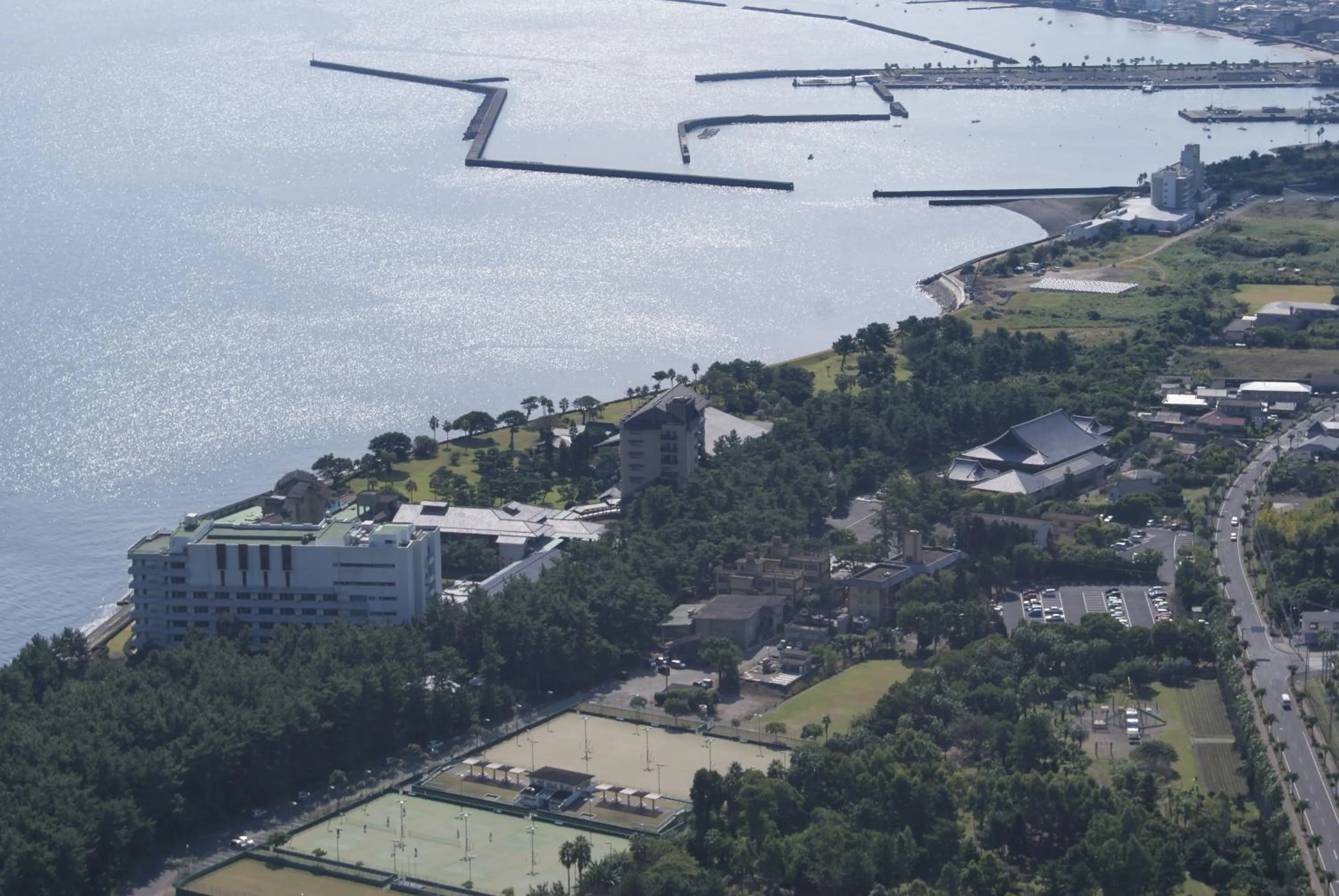Facade/entrance in Kagoshima Sunamushionsen Ibusuki Hakusuikan