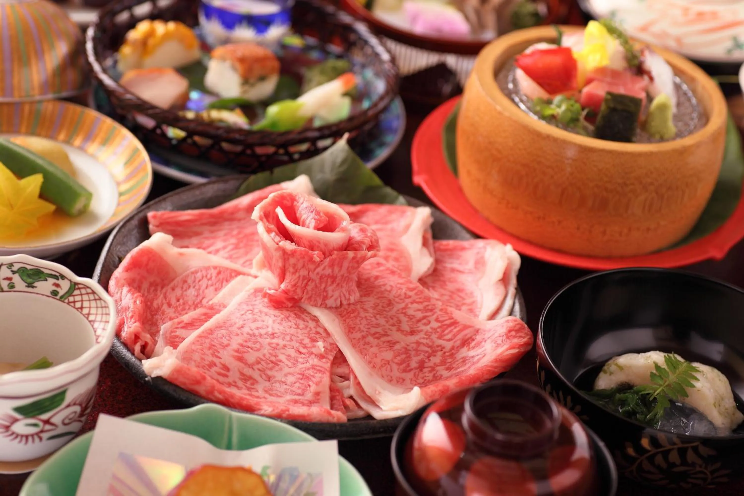 Food close-up in Kagoshima Sunamushionsen Ibusuki Hakusuikan