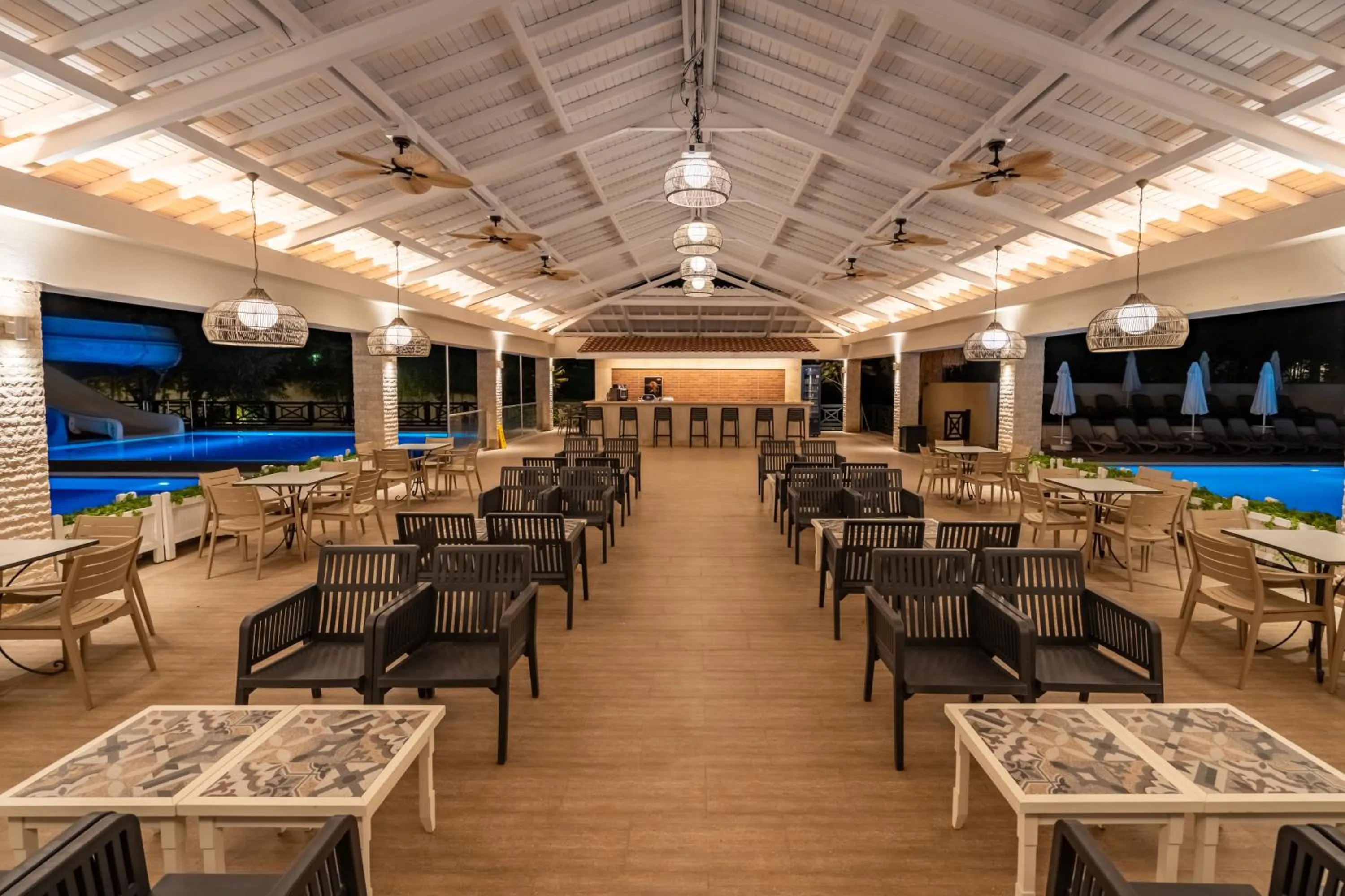 Pool view in Champion Holiday Village