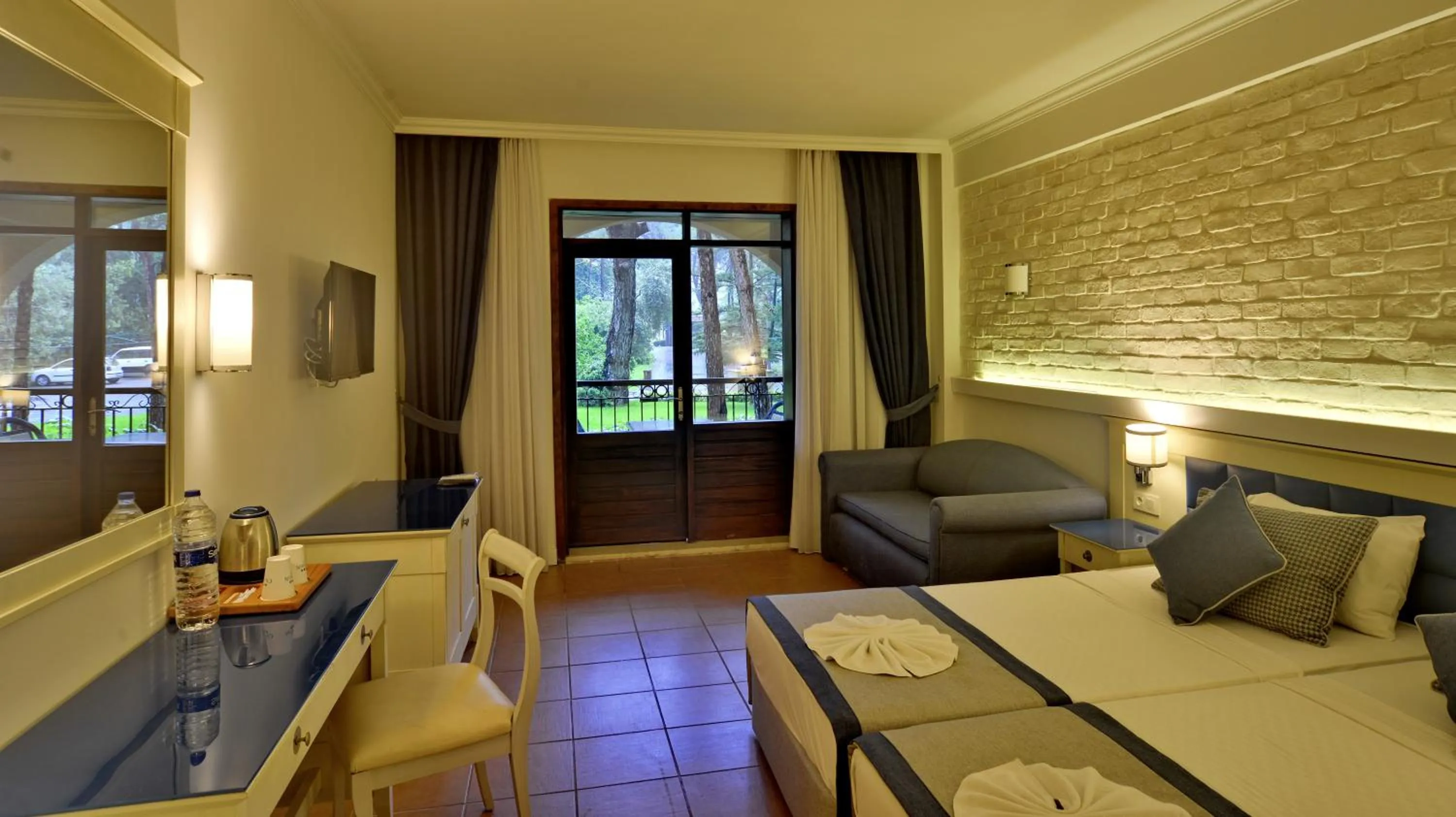 Living room in Champion Holiday Village