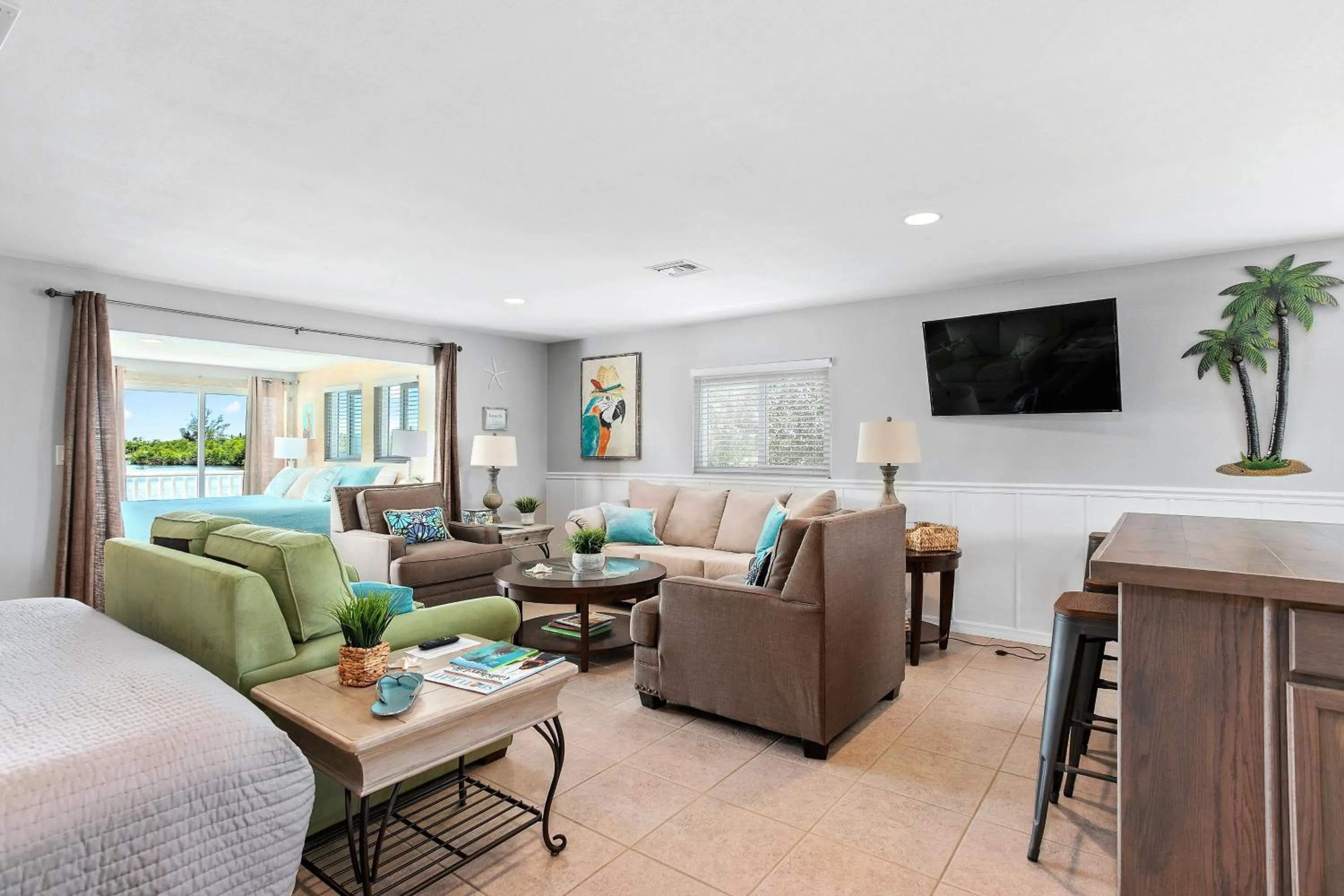 Living room in Latitude 26 Waterfront Boutique Resort - Bonita Springs