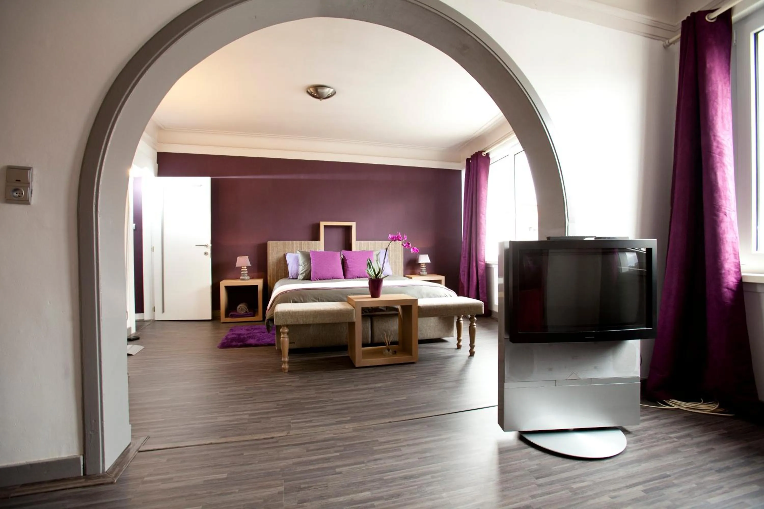 Bed in B&B Luxe Suites 1-2-3