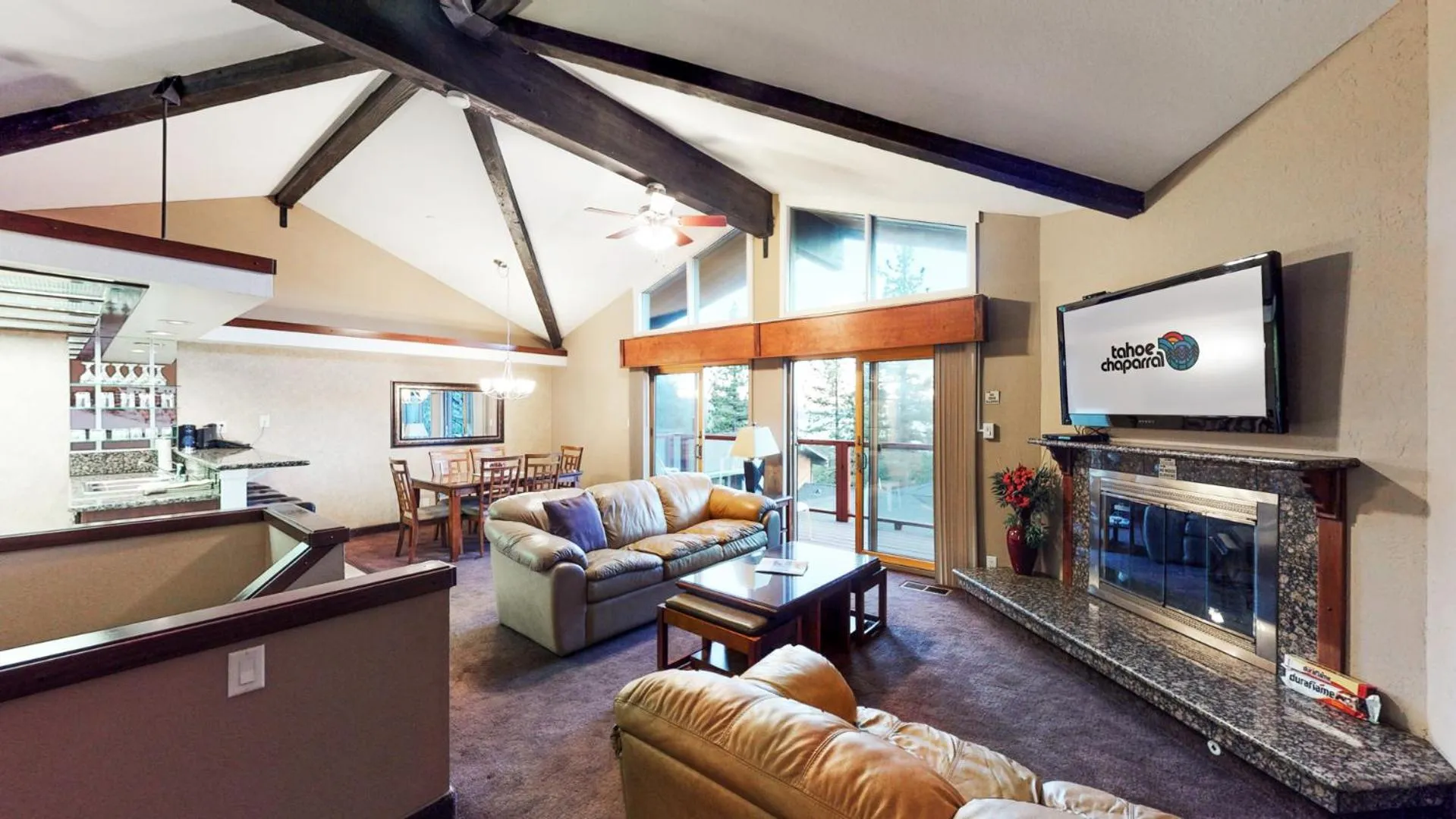 Living room in Tahoe Chaparral