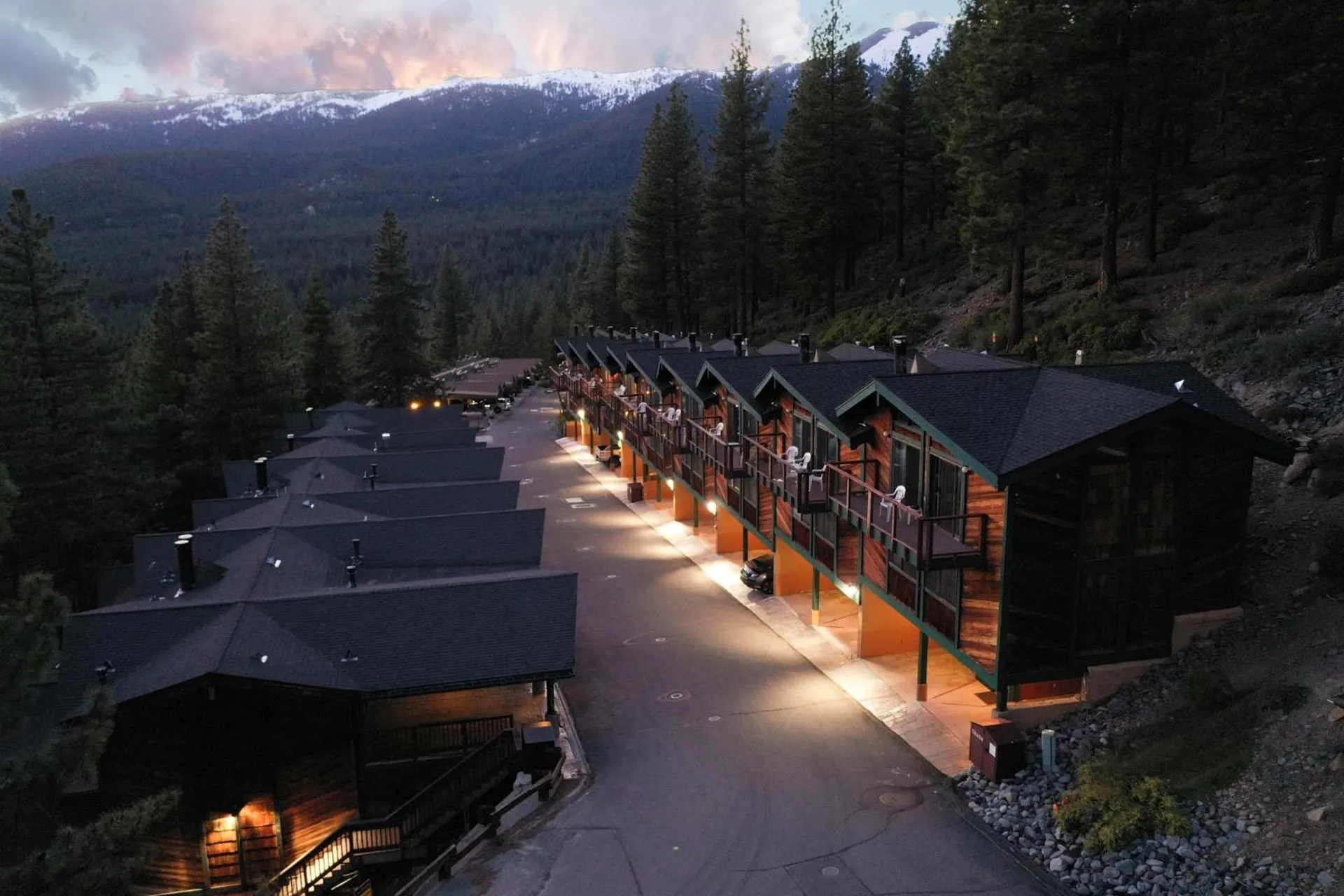 Bird's eye view in Tahoe Chaparral