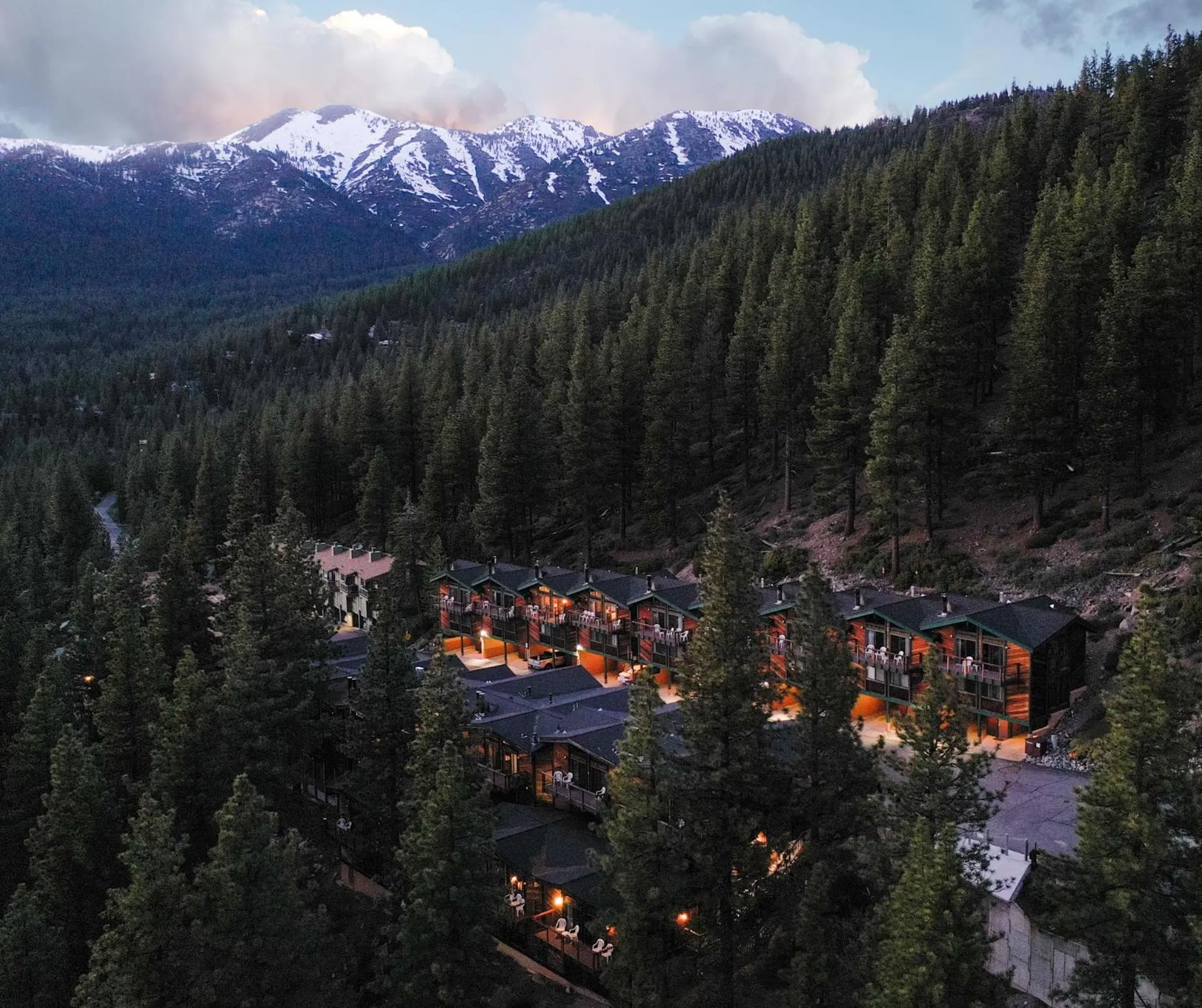 Bird's eye view in Tahoe Chaparral