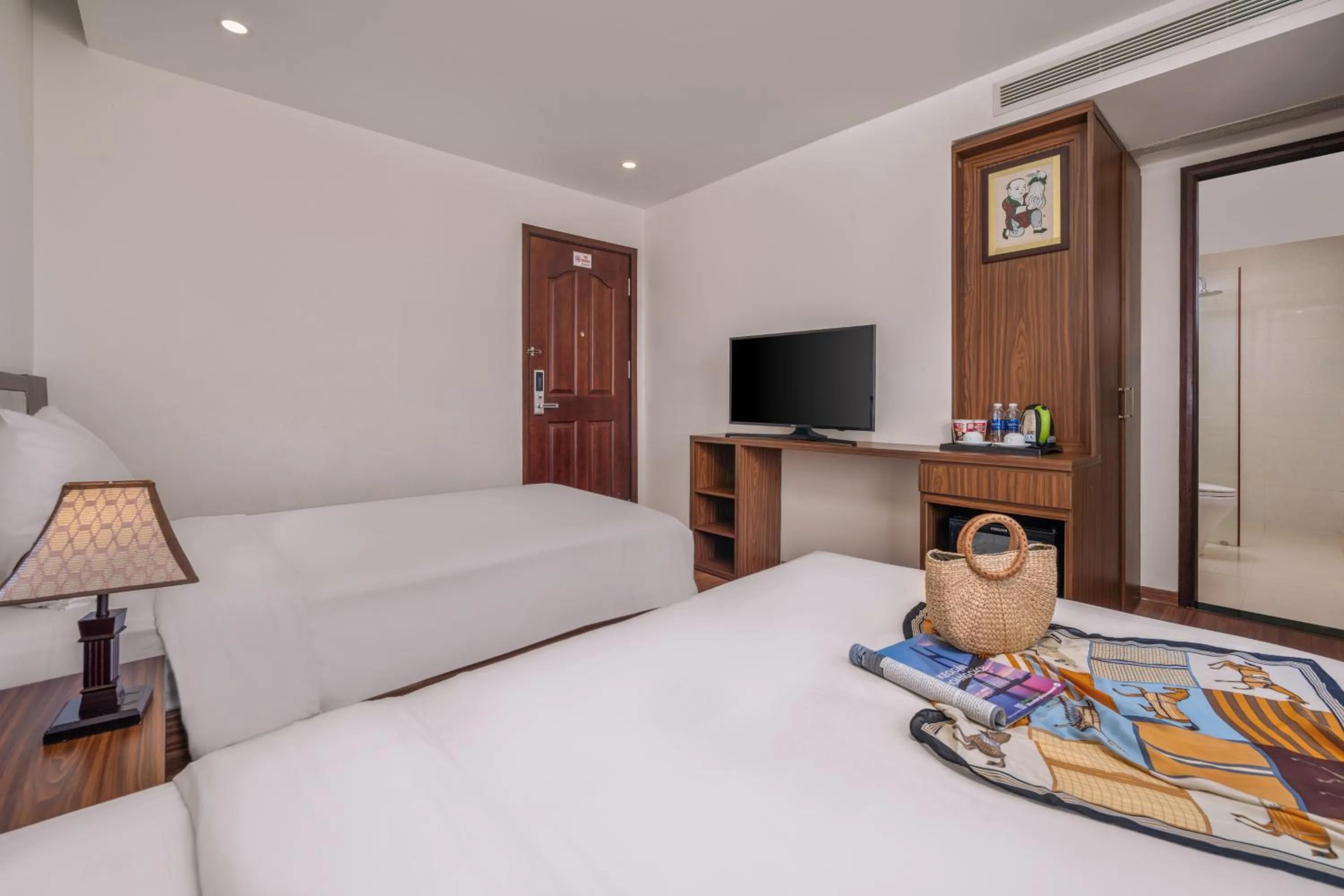 Bed in De Lamour Hotel Da Nang