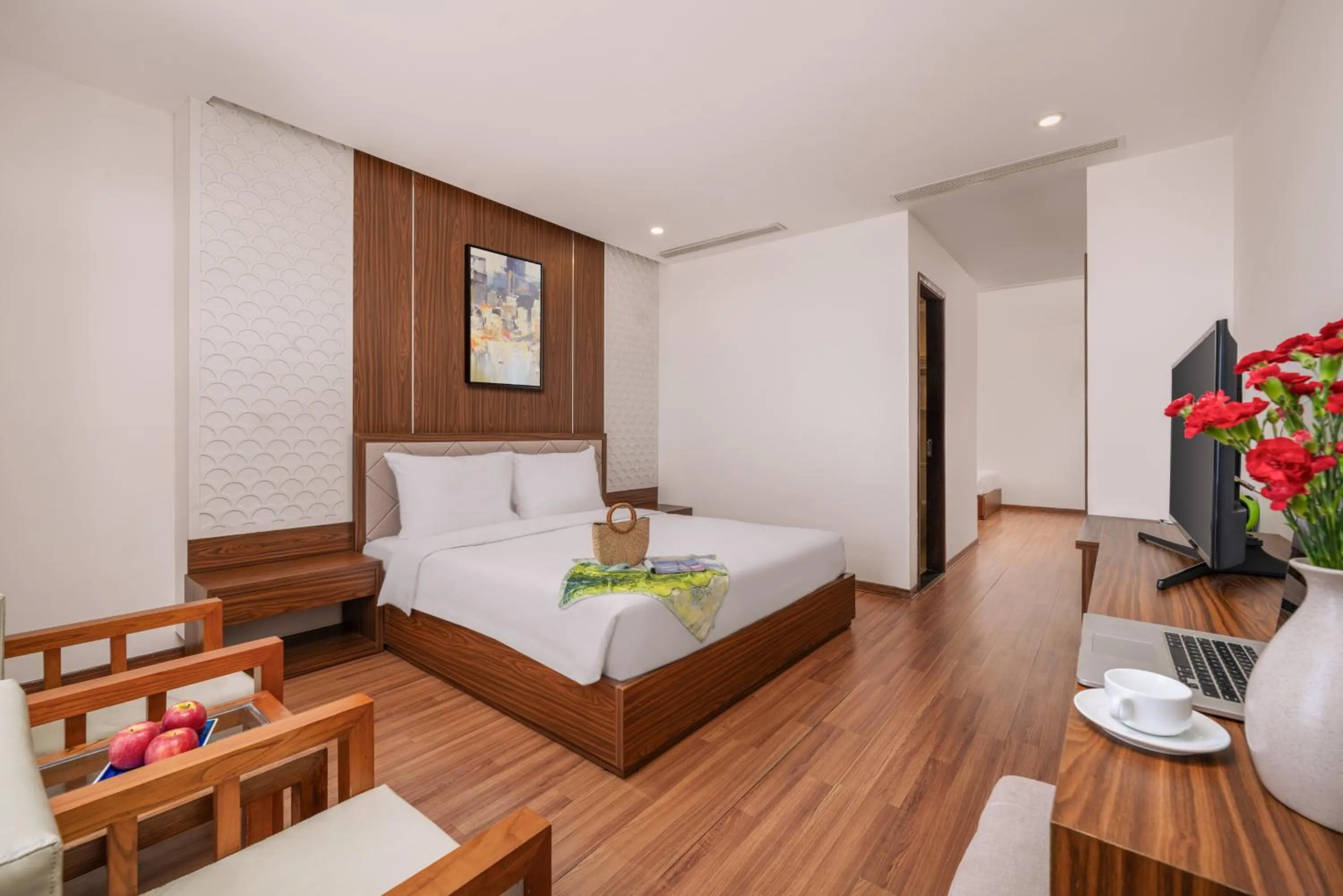 furniture, Bed in De Lamour Hotel Da Nang