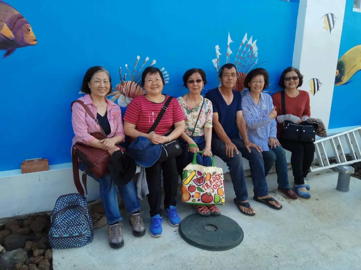 People in Penghu Color FIsh Homestay