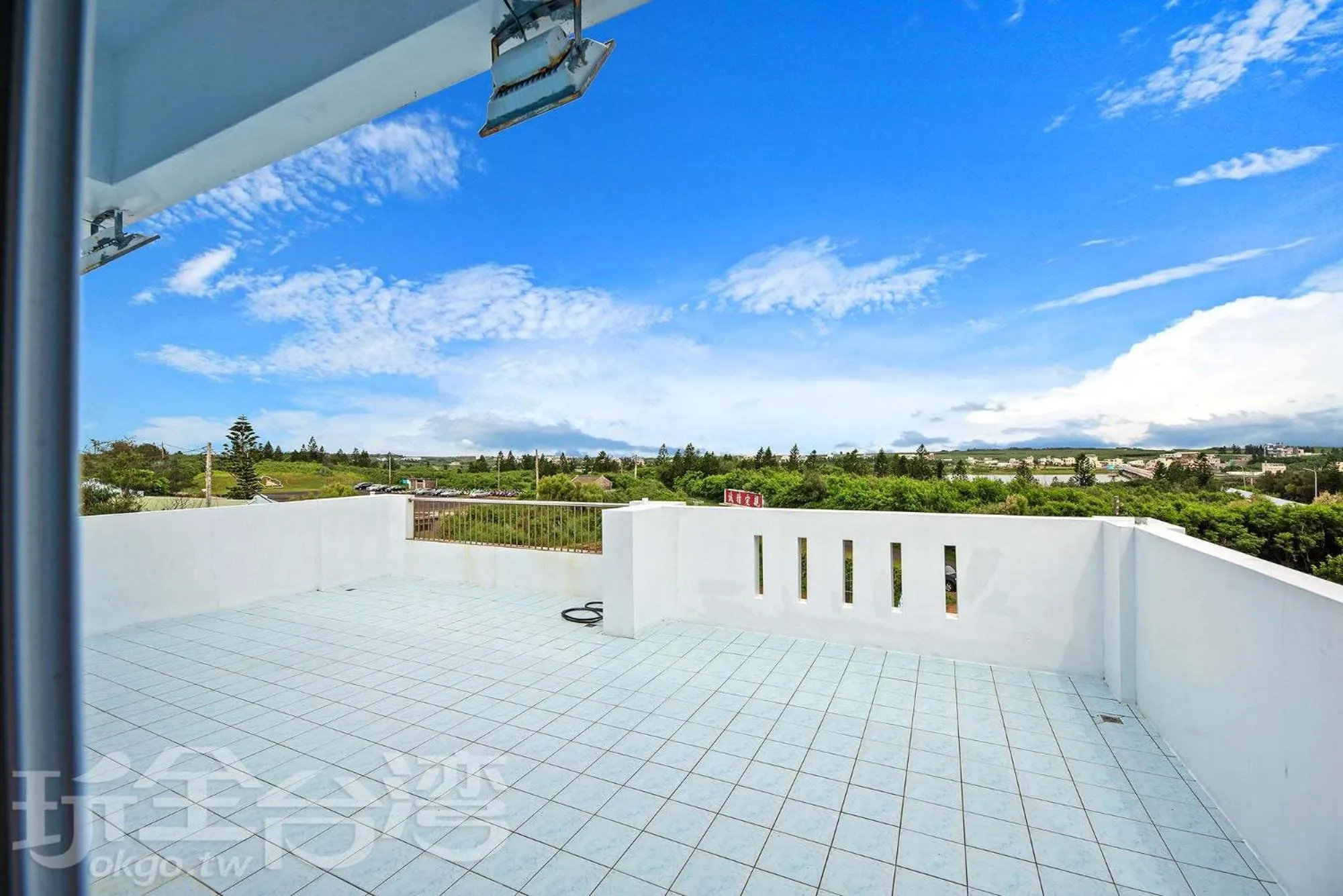 Balcony/Terrace in Penghu Color FIsh Homestay