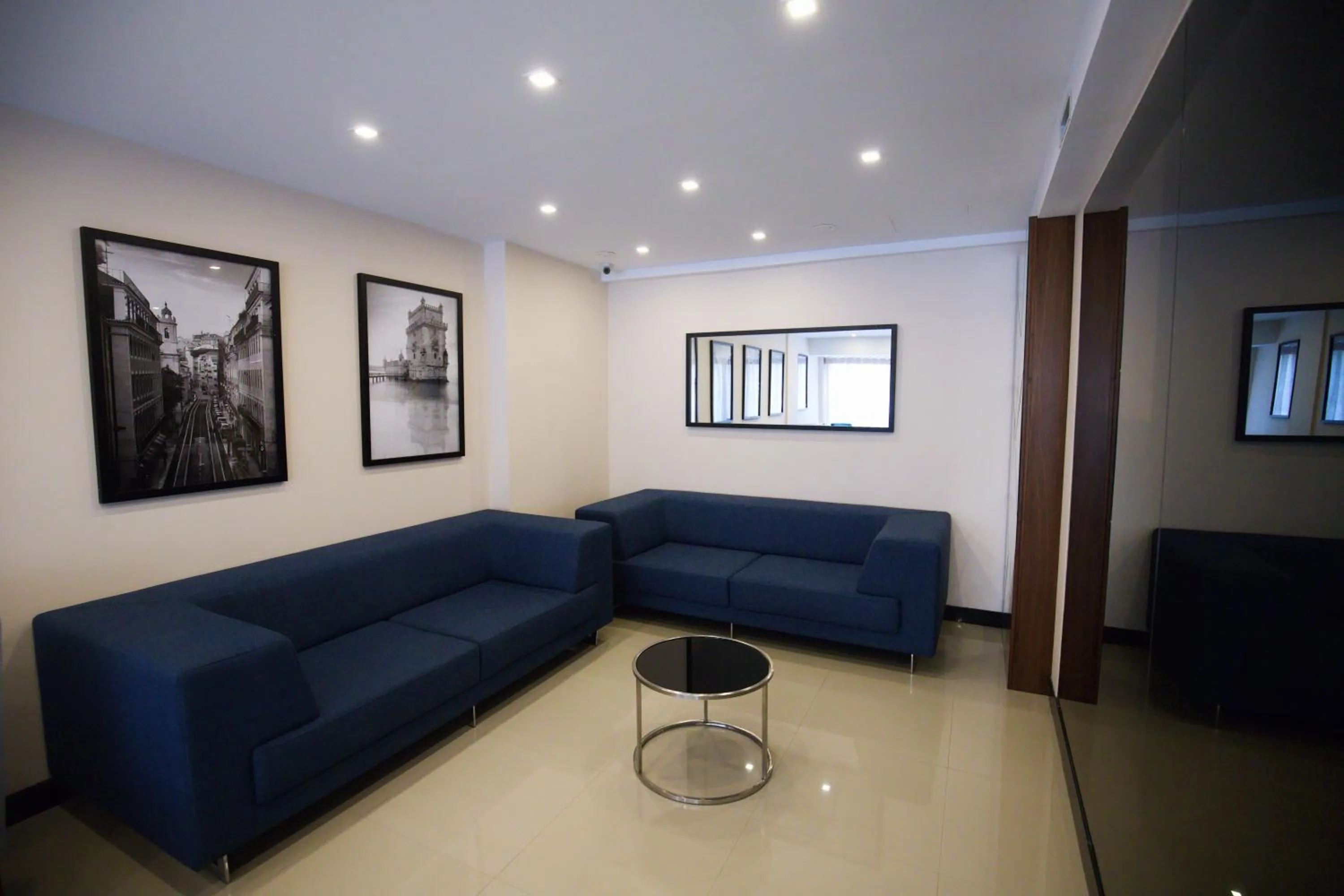 Seating area in Hotel Lido