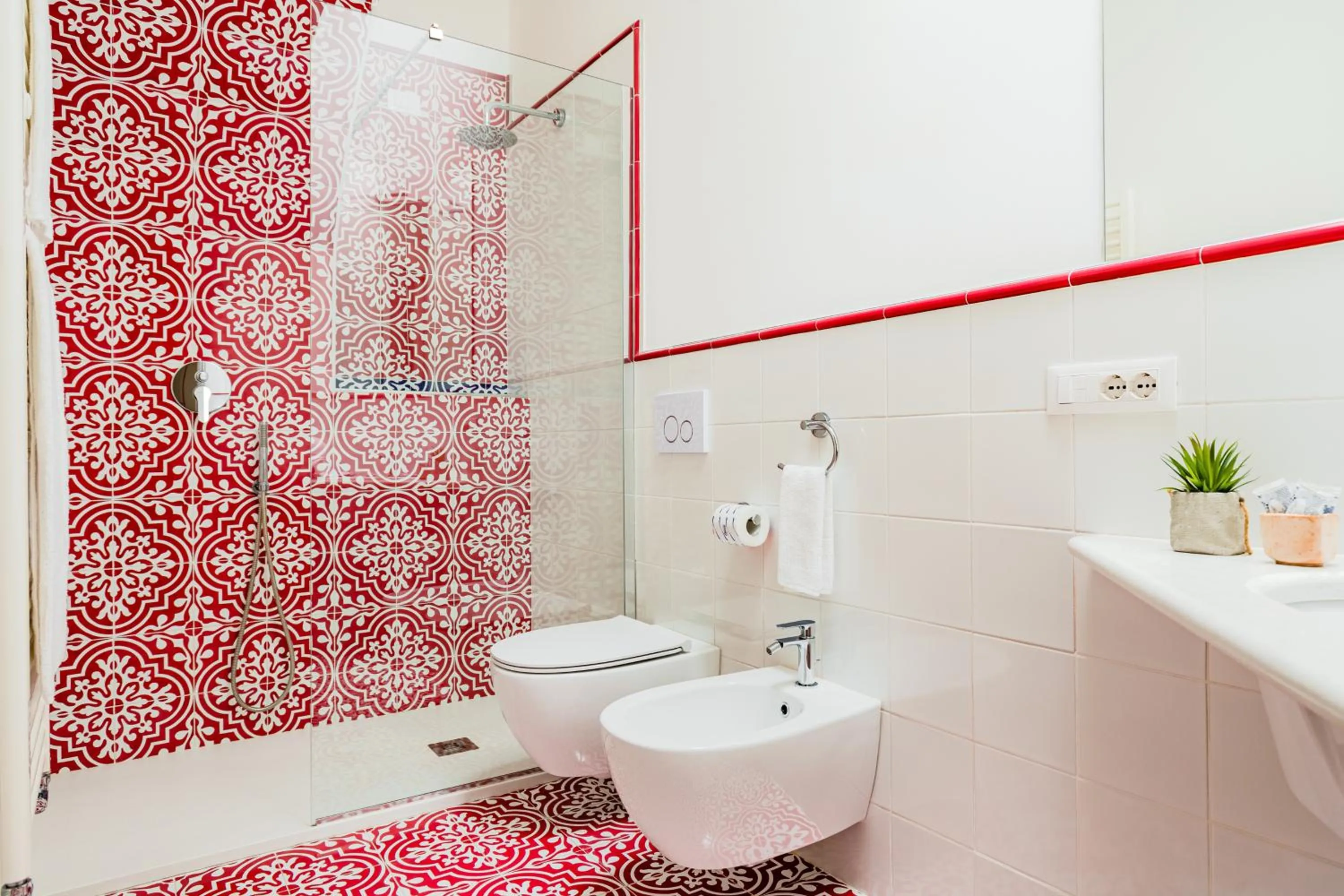 Bathroom in Hotel Da Raffaele