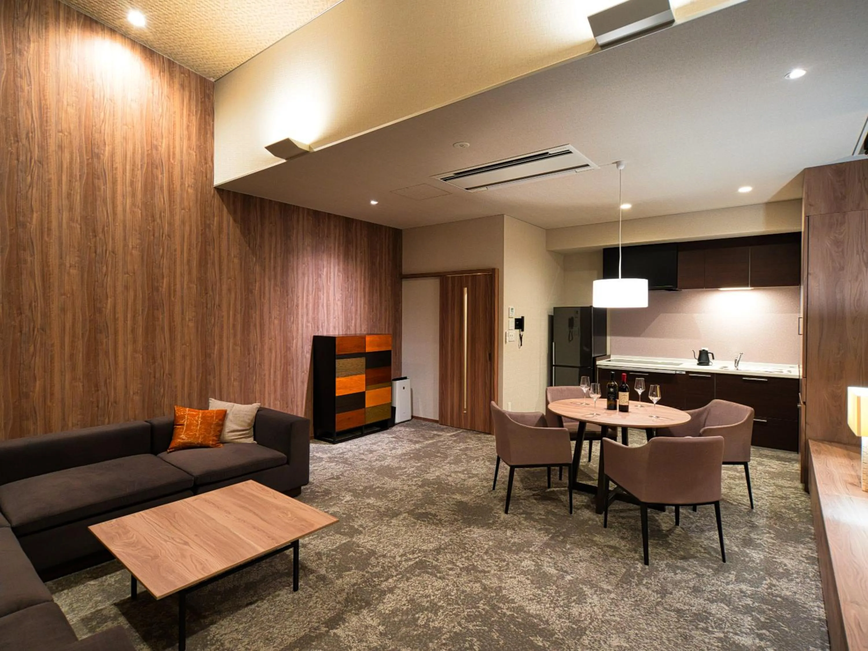 Kitchen or kitchenette in Winery Hotel and Condominium HITOHANA