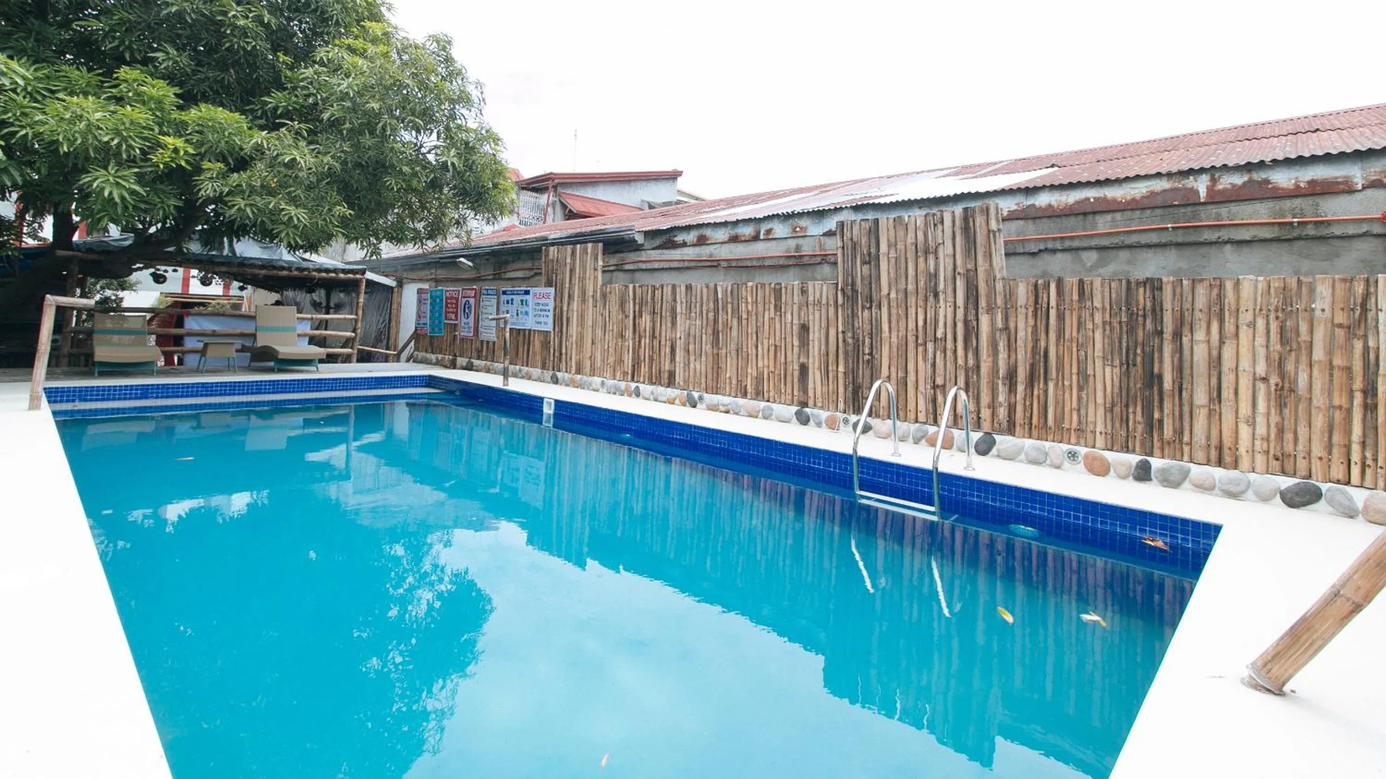 Pool view in RedDoorz at DBuilders Rooms Lower Bicutan