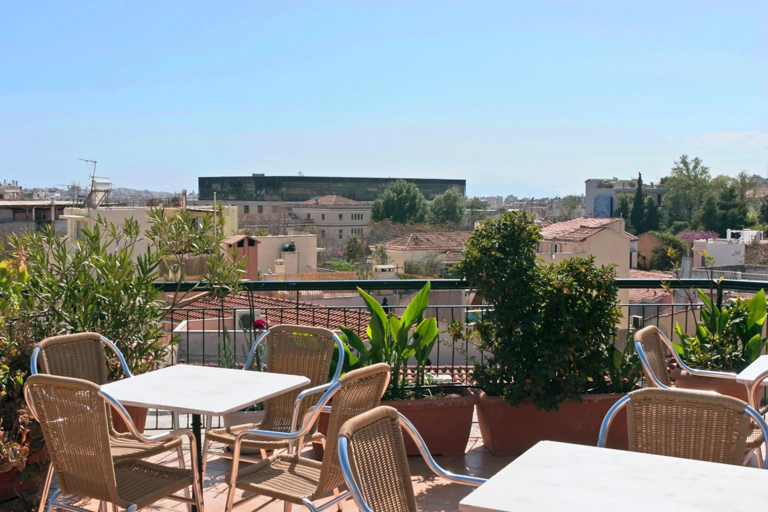 Patio in Phaedra Hotel