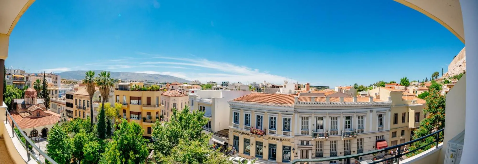 City view in Phaedra Hotel