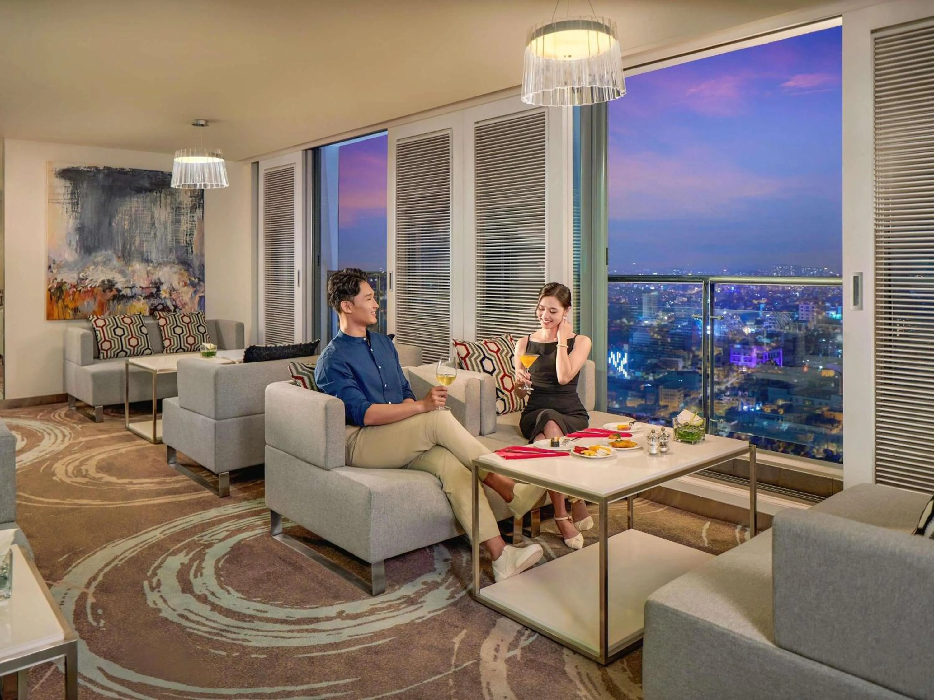 Bedroom in Novotel Saigon Centre