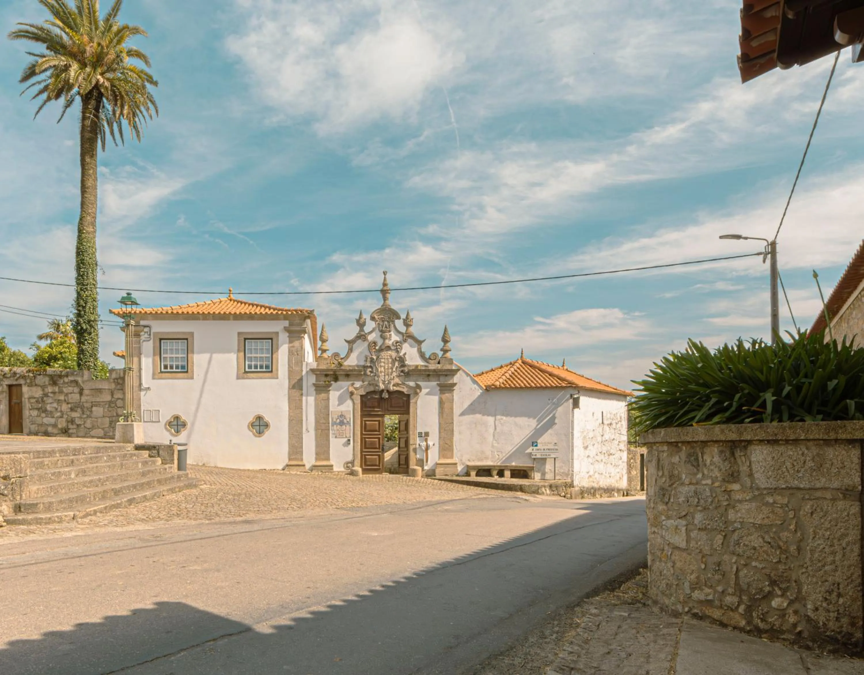 Facade/entrance in Quinta Sao Miguel de Arcos