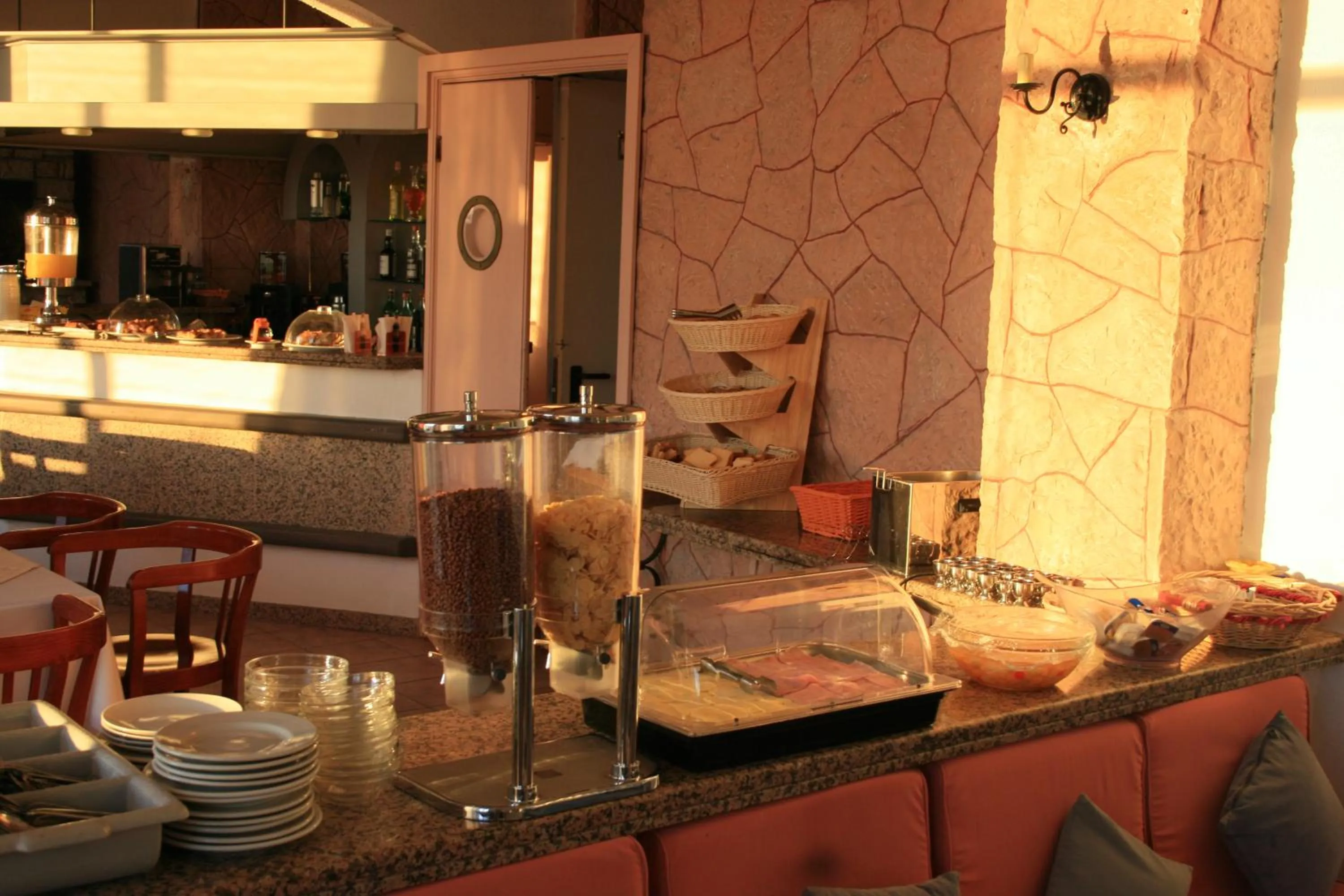 Buffet breakfast in Aegli Hotel