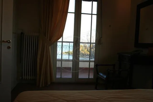 Balcony/Terrace, Bed in Aegli Hotel
