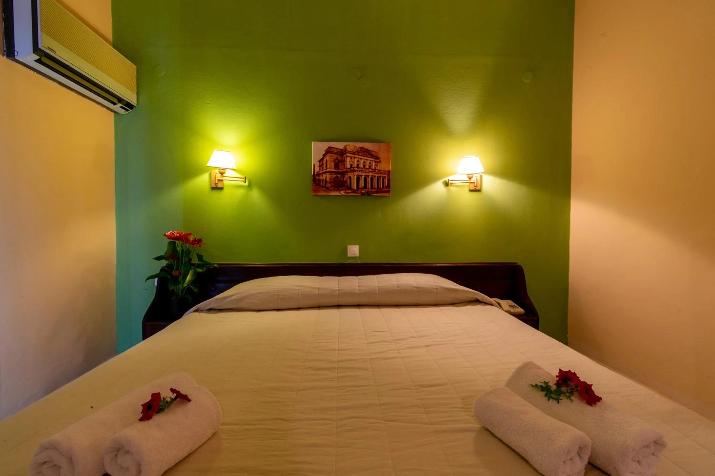 Bedroom, Bed in Aegli Hotel