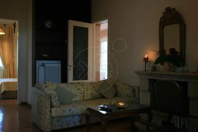 Seating area in Aegli Hotel