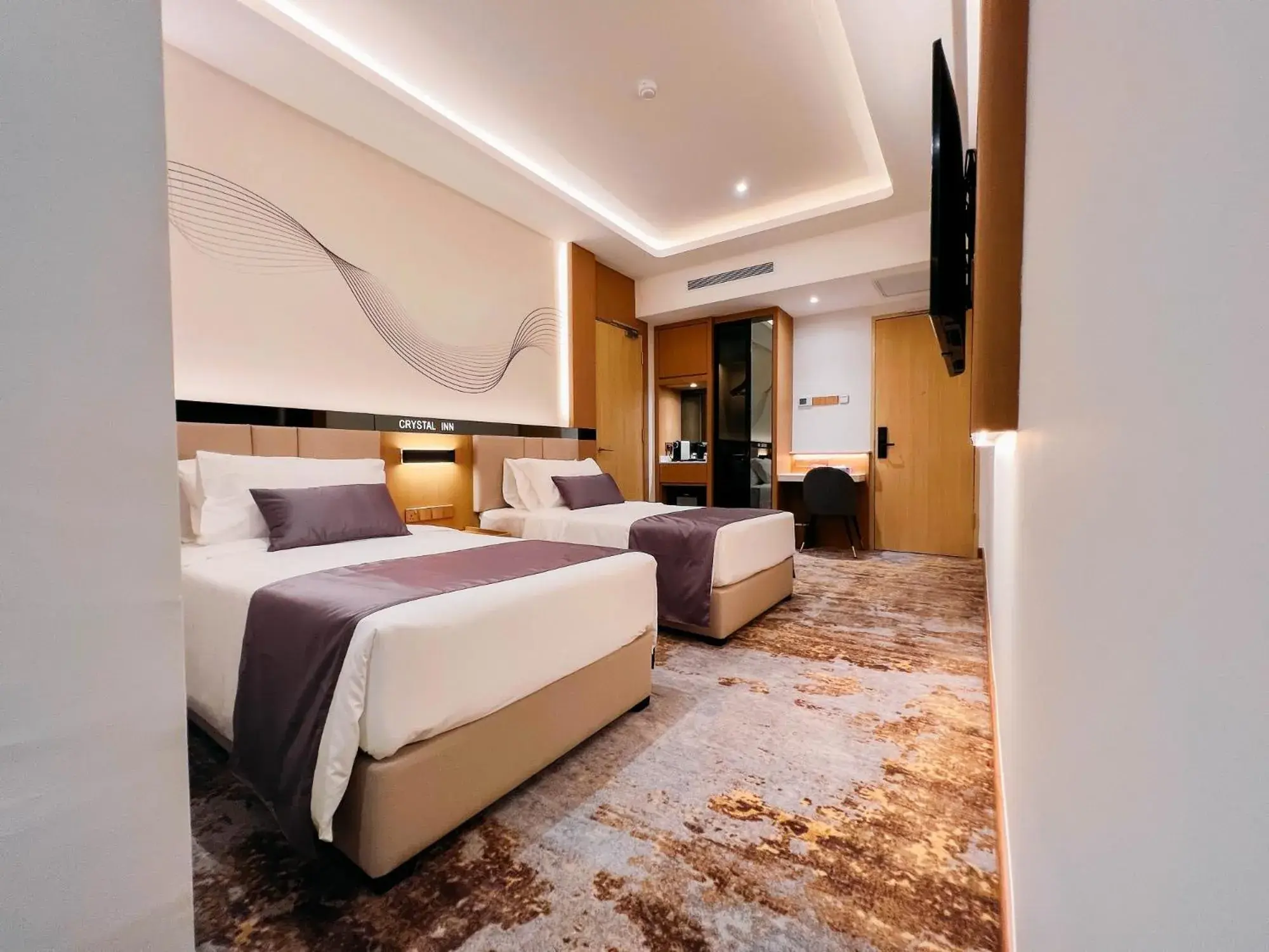 Super Deluxe Twin in Crystal Inn Super Deluxe Twin in Crystal Inn