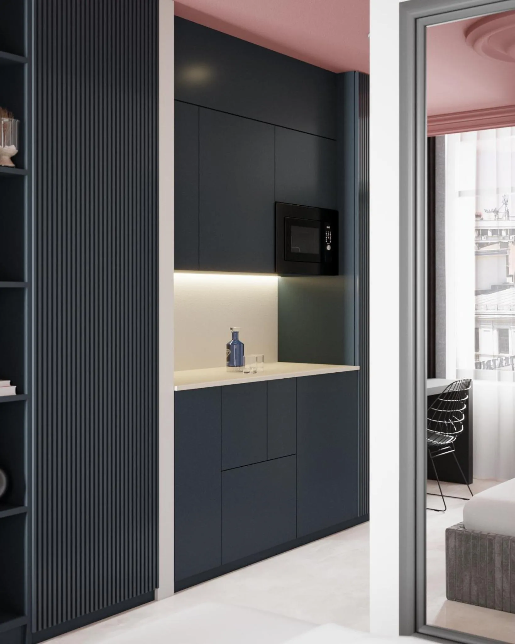 Kitchen or kitchenette in VISIONAPARTMENTS Bucharest - contactless check-in