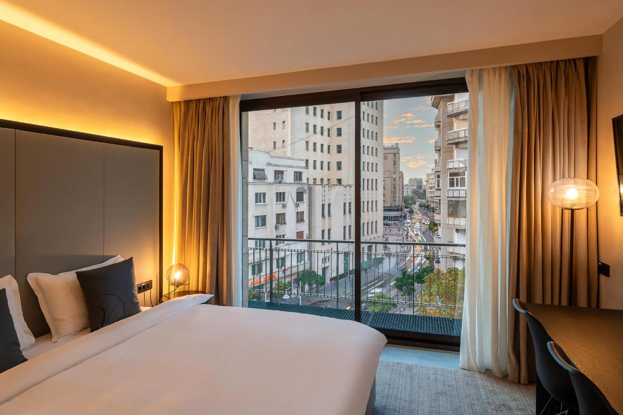 Bed in VISIONAPARTMENTS Bucharest - contactless check-in