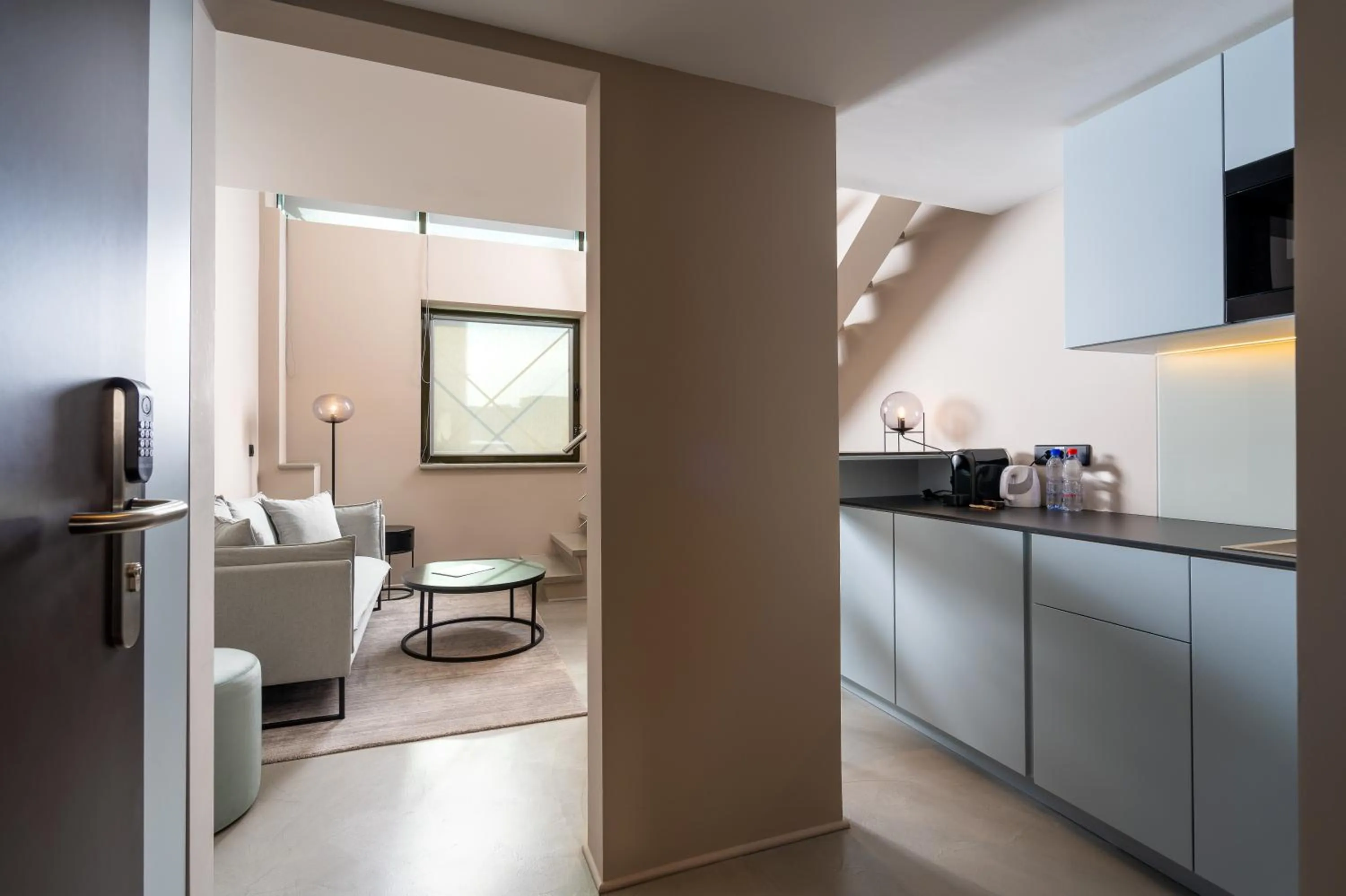 Kitchen or kitchenette in VISIONAPARTMENTS Bucharest - contactless check-in