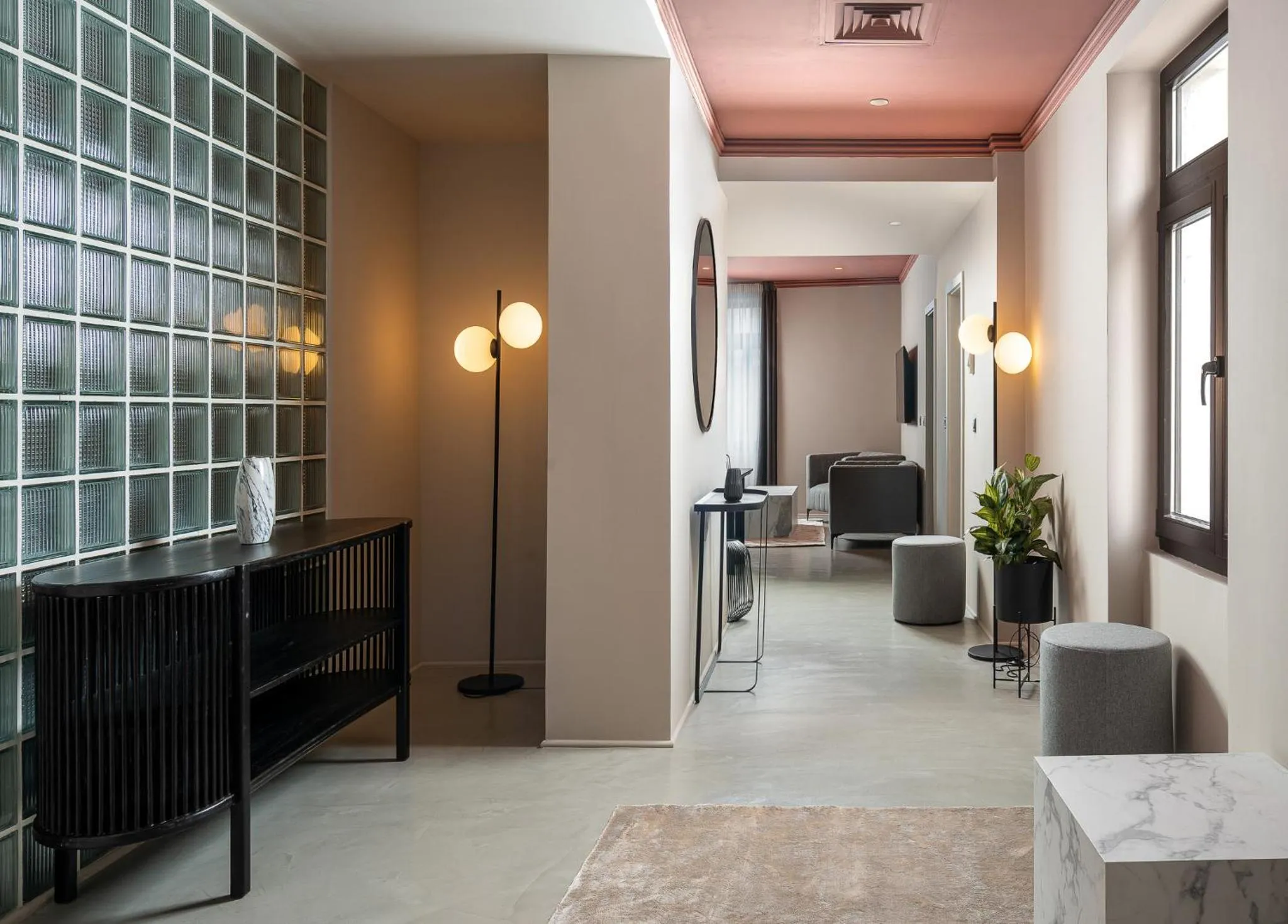 Living room in VISIONAPARTMENTS Bucharest - contactless check-in