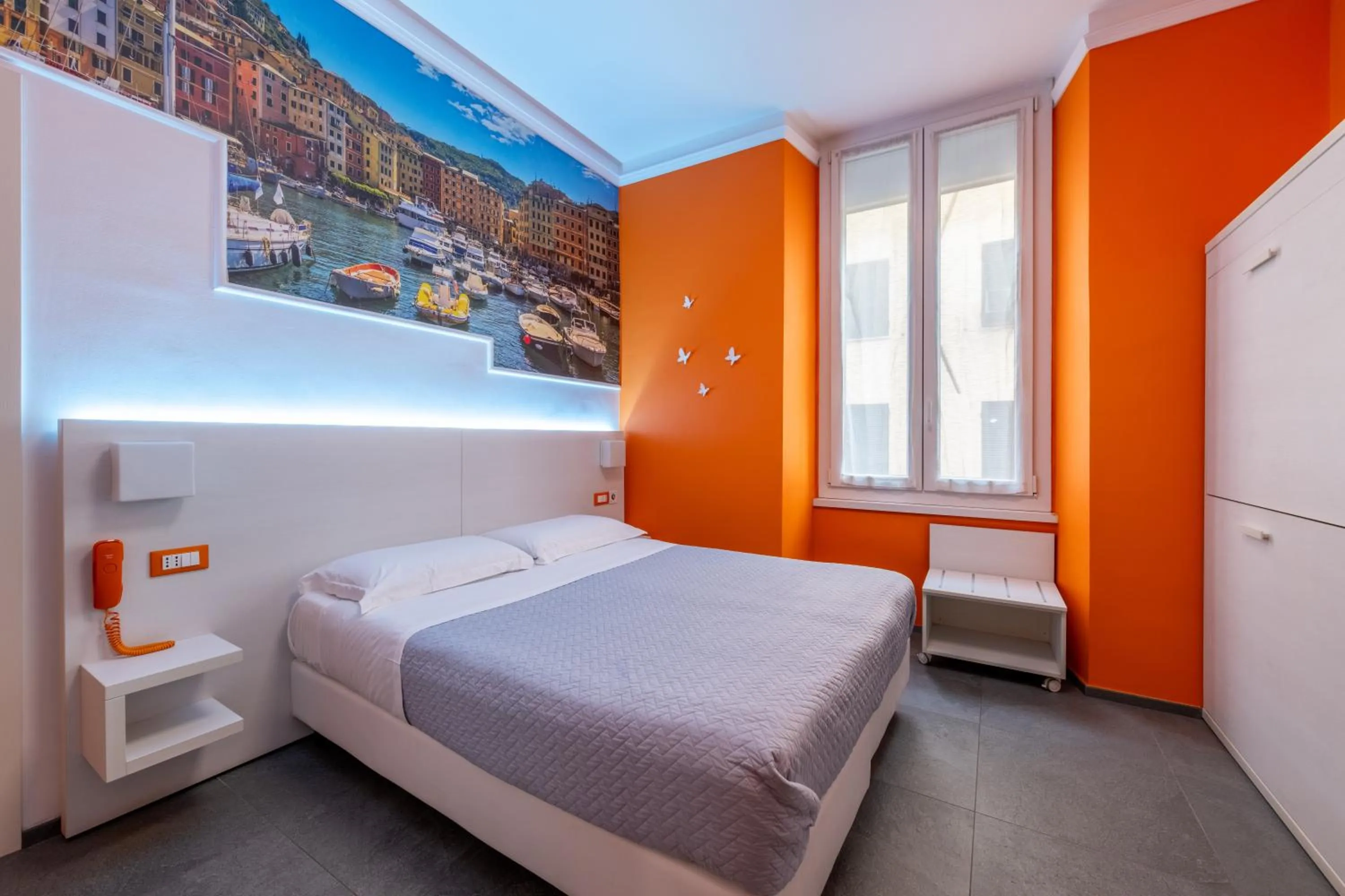 Bedroom, Bed in Hotel Fiume