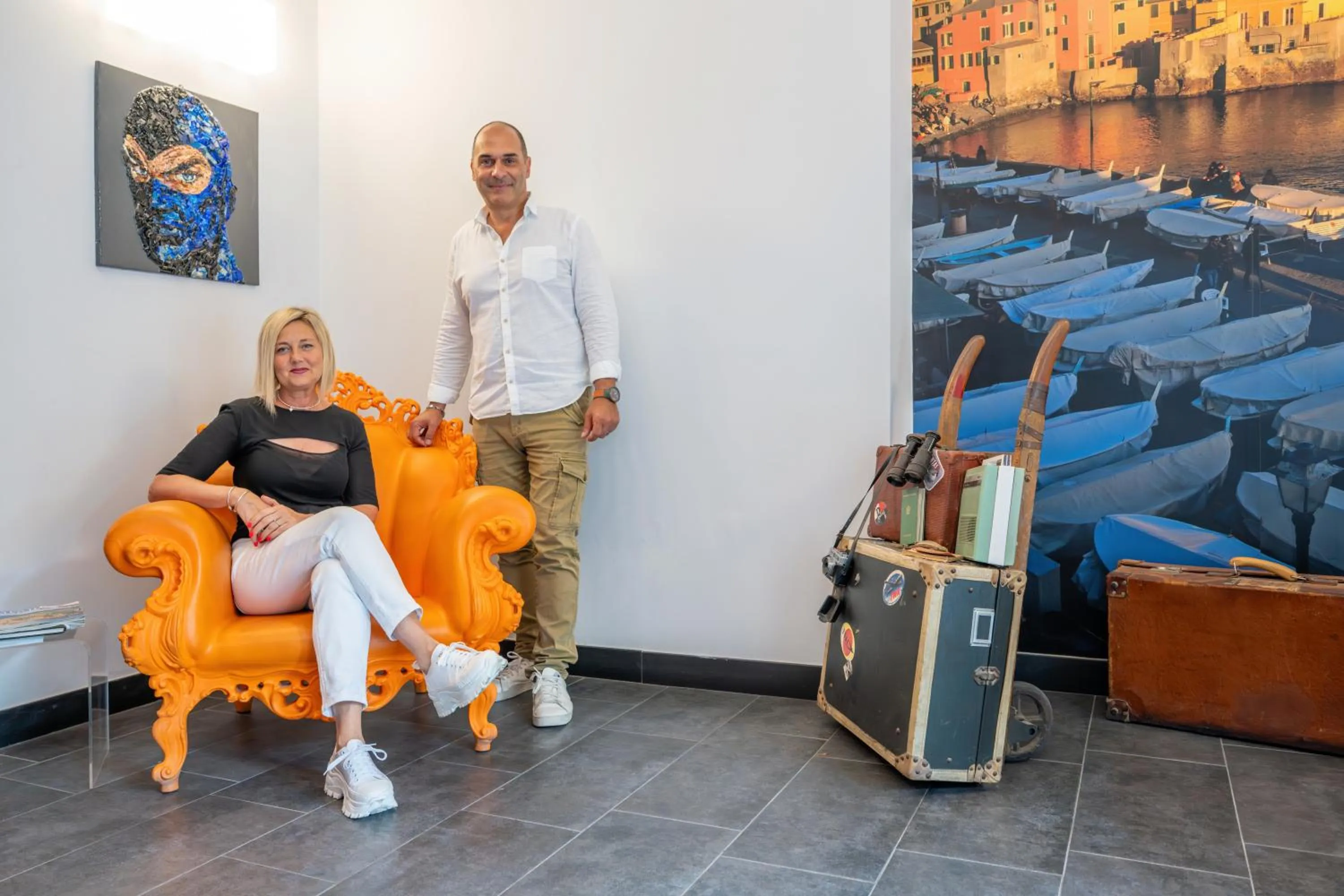 Lobby or reception in Hotel Fiume